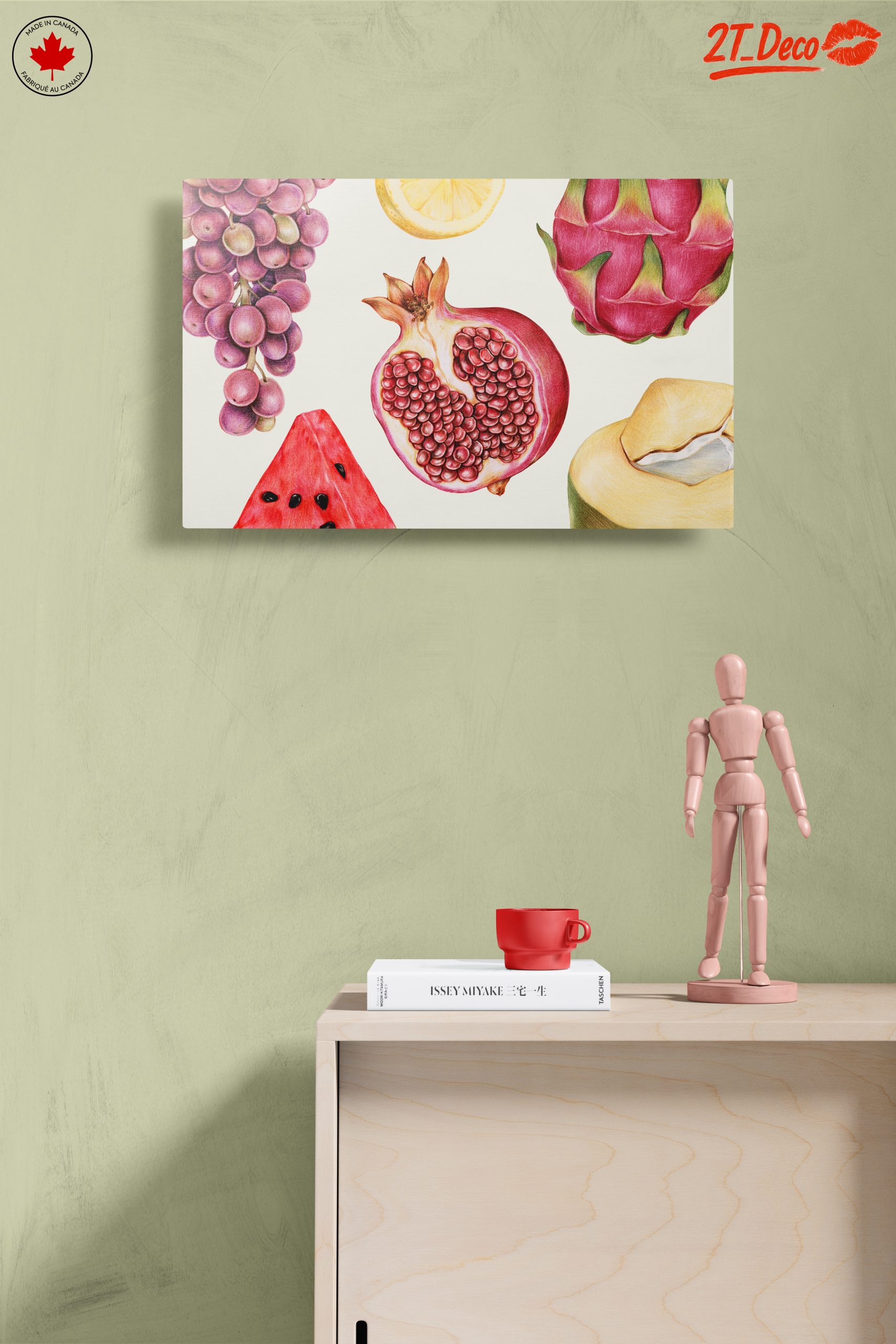 Vibrant Abstract Food Art featuring Fruits - Image 14