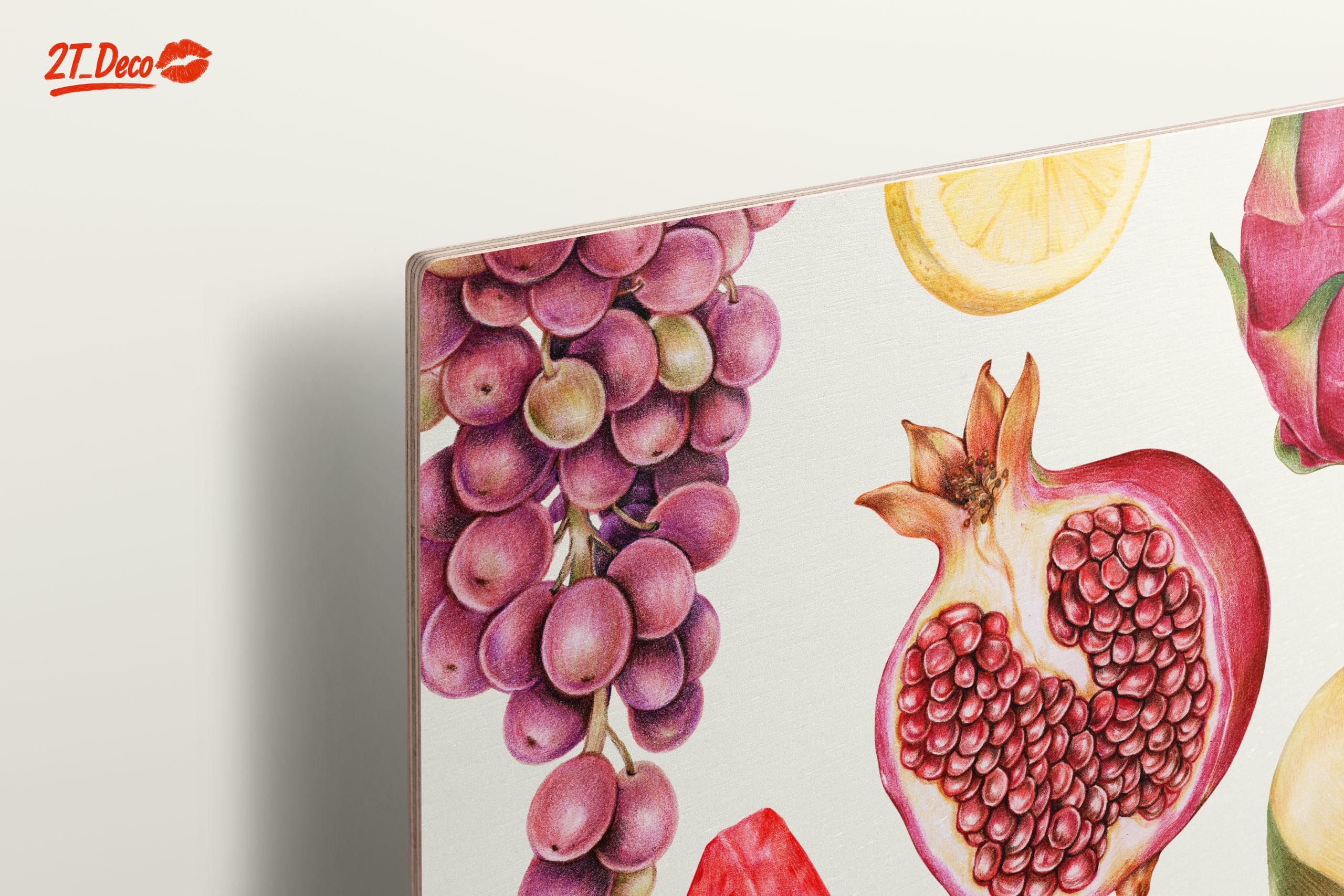 Vibrant Abstract Food Art featuring Fruits - Image 15
