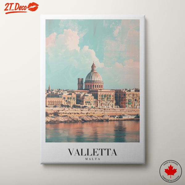 Stunning View of Valletta, Malta Skyline