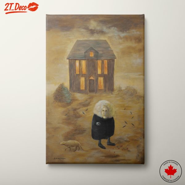Surreal Character in a Quirky Landscape