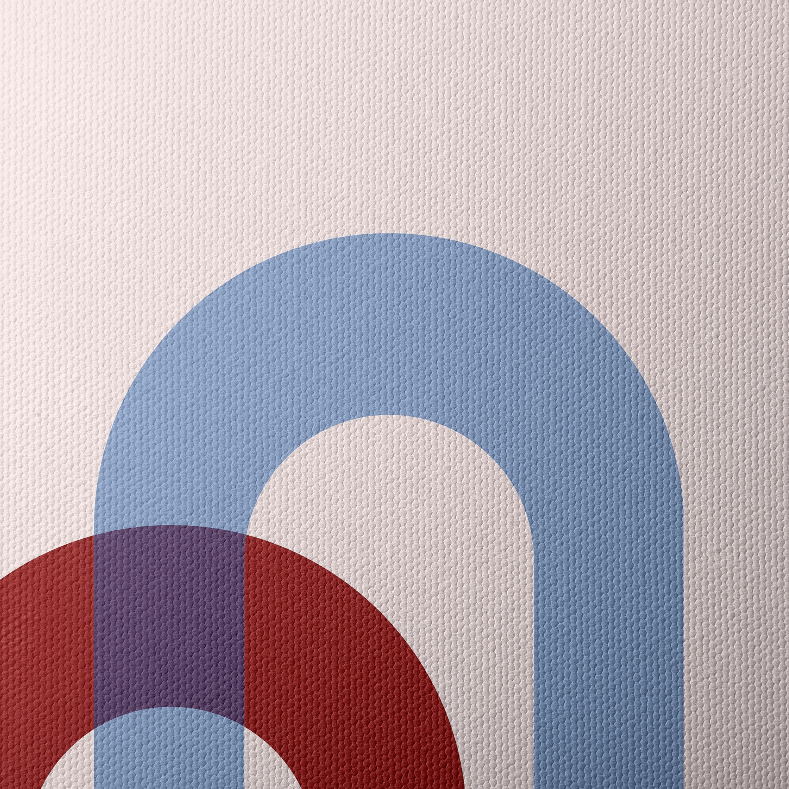Geometric Abstract Art in Soft Tones 2 - Image 4