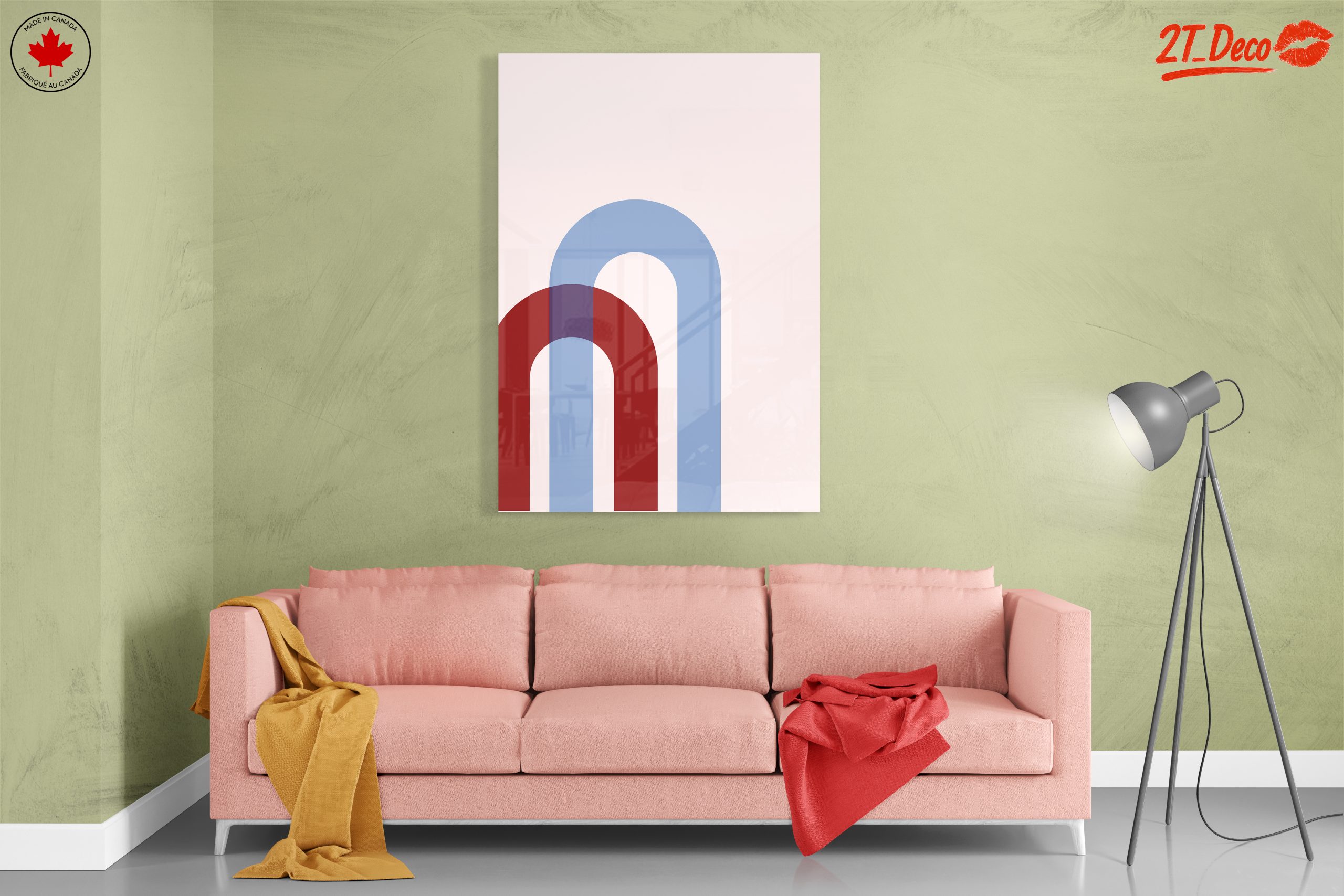 Geometric Abstract Art in Soft Tones 2 - Image 7
