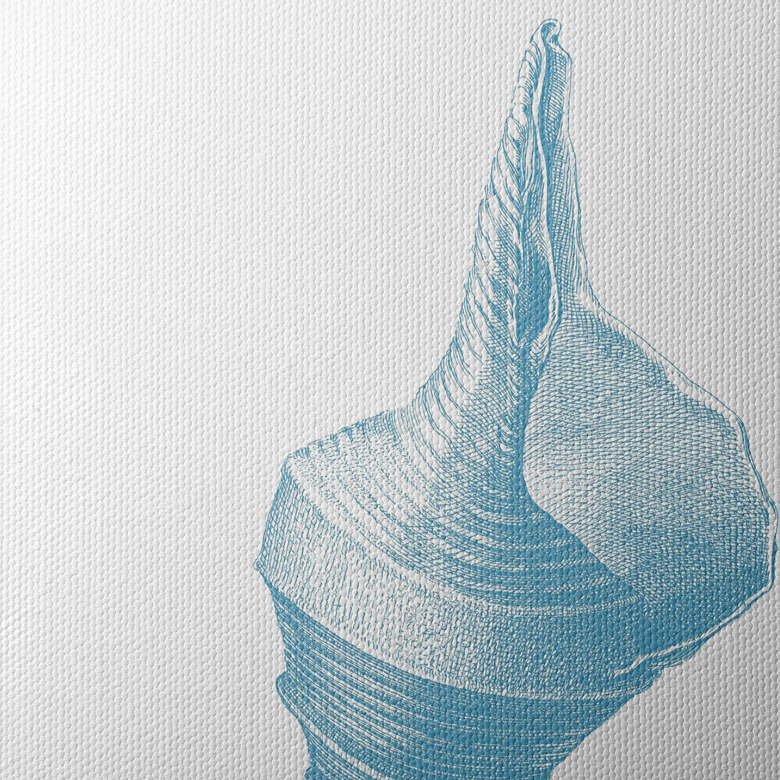 Elegant Shell Botanical Art 2 - Image 4