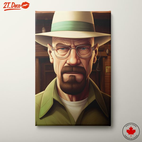 Dynamic Character Illustration of a Bold Figure