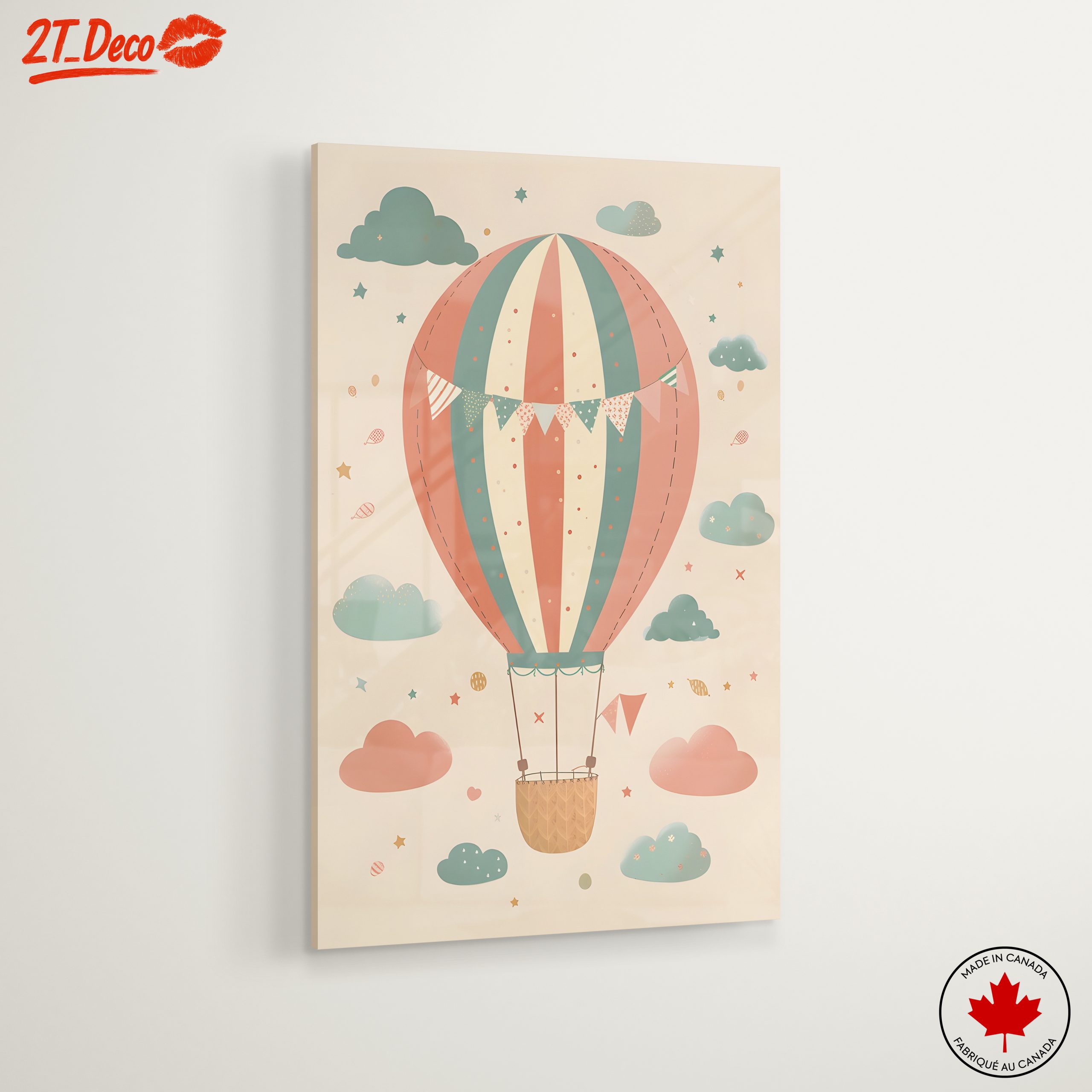 Whimsical Hot Air Balloon Art - Image 6