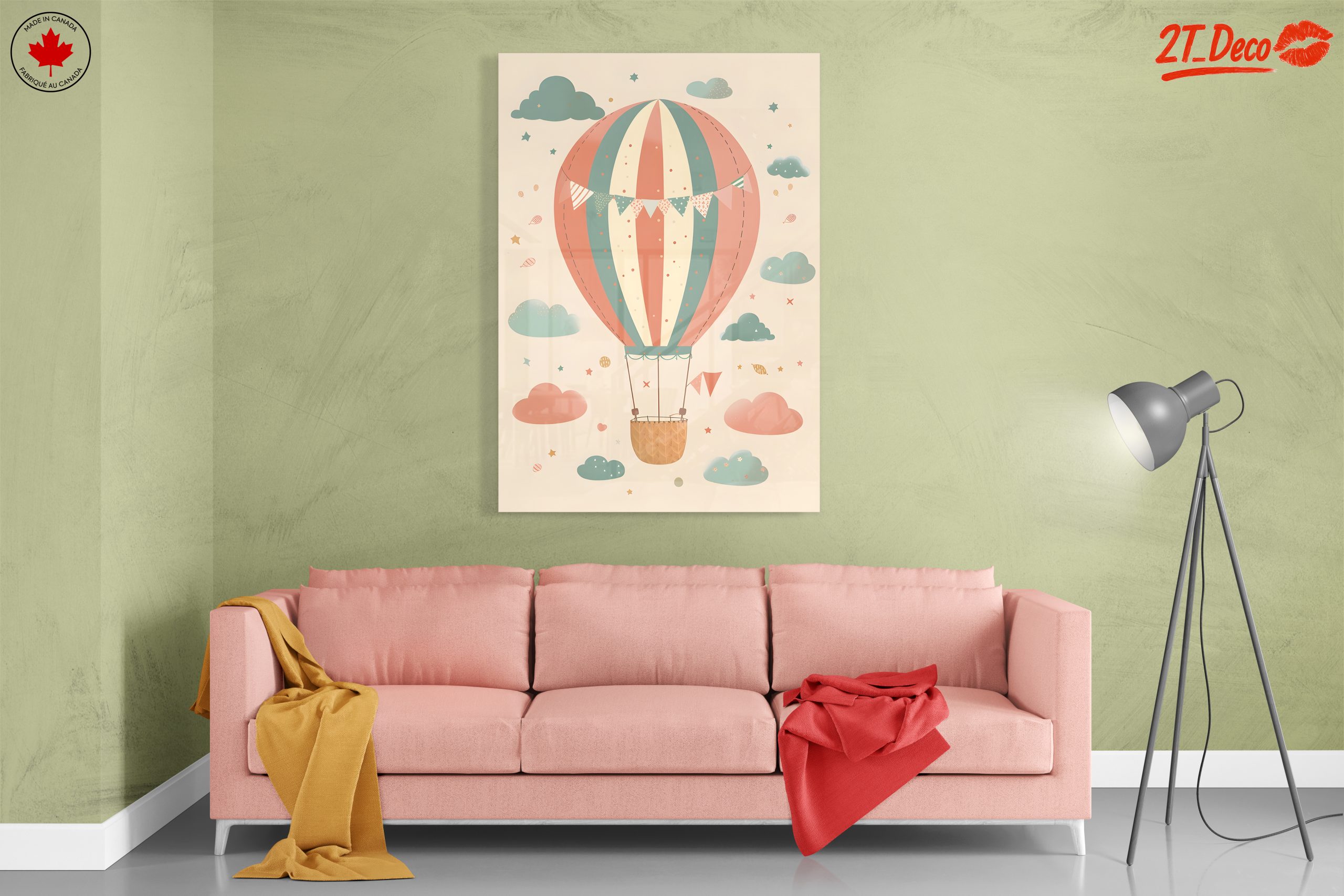 Whimsical Hot Air Balloon Art - Image 7