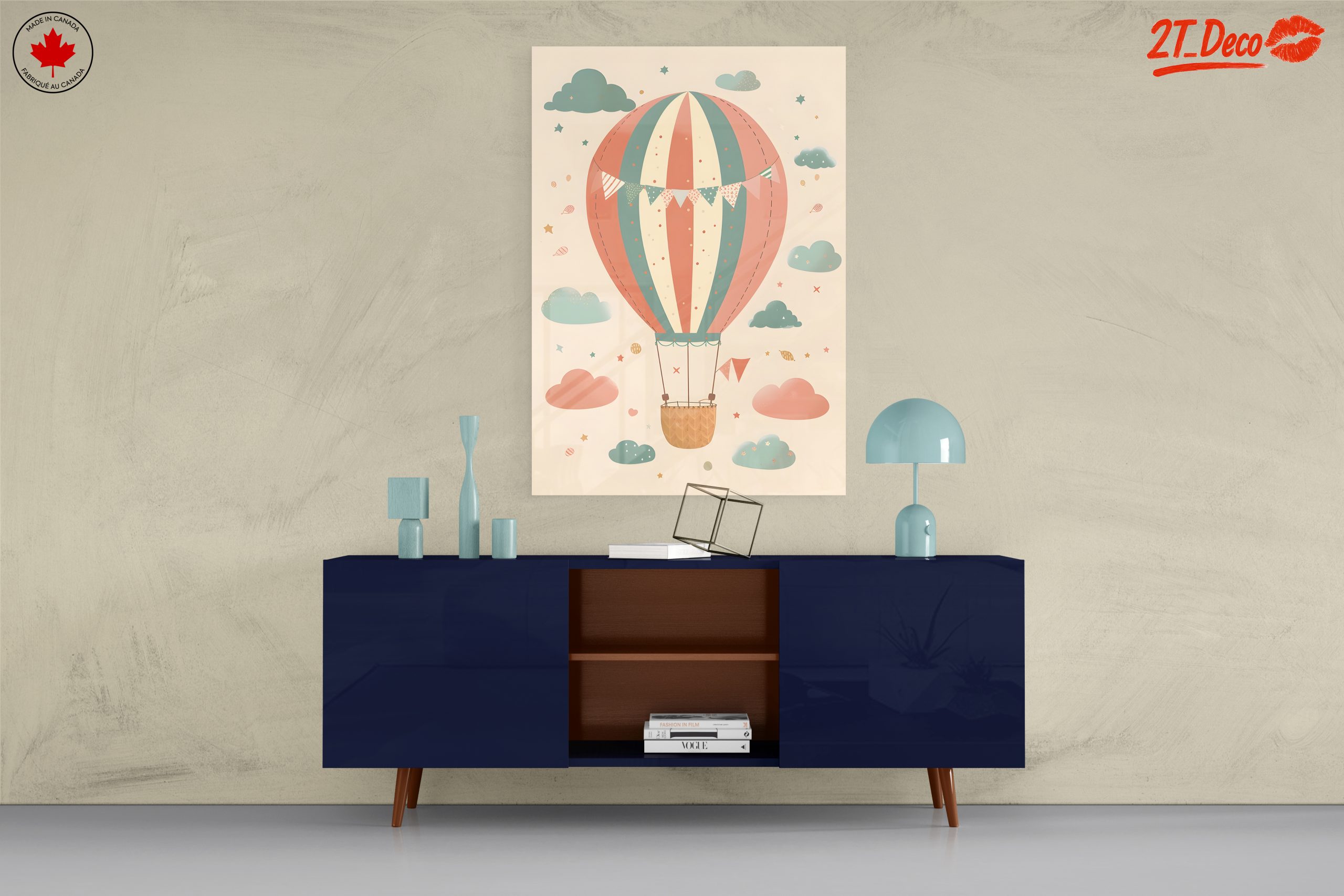 Whimsical Hot Air Balloon Art - Image 8