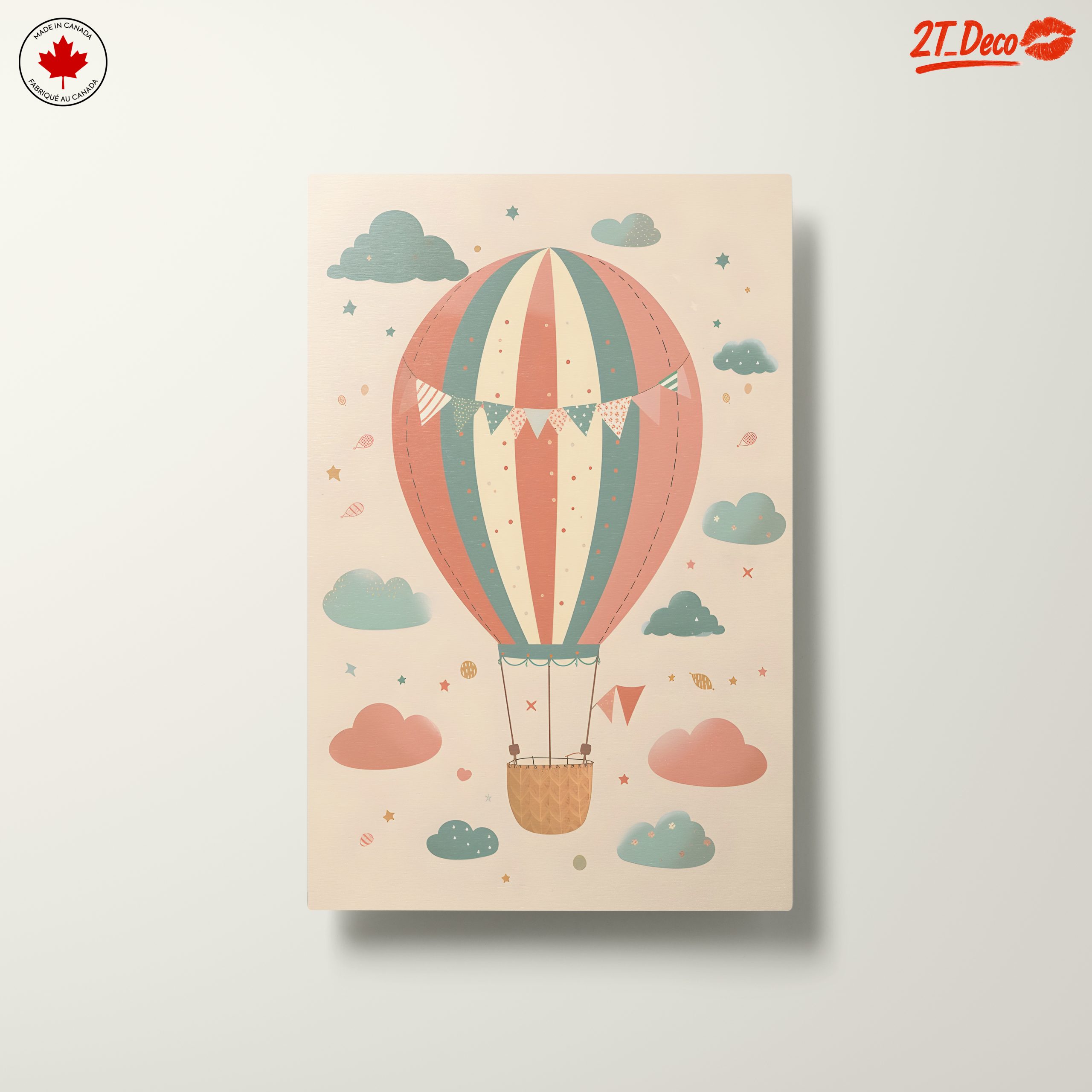 Whimsical Hot Air Balloon Art - Image 10