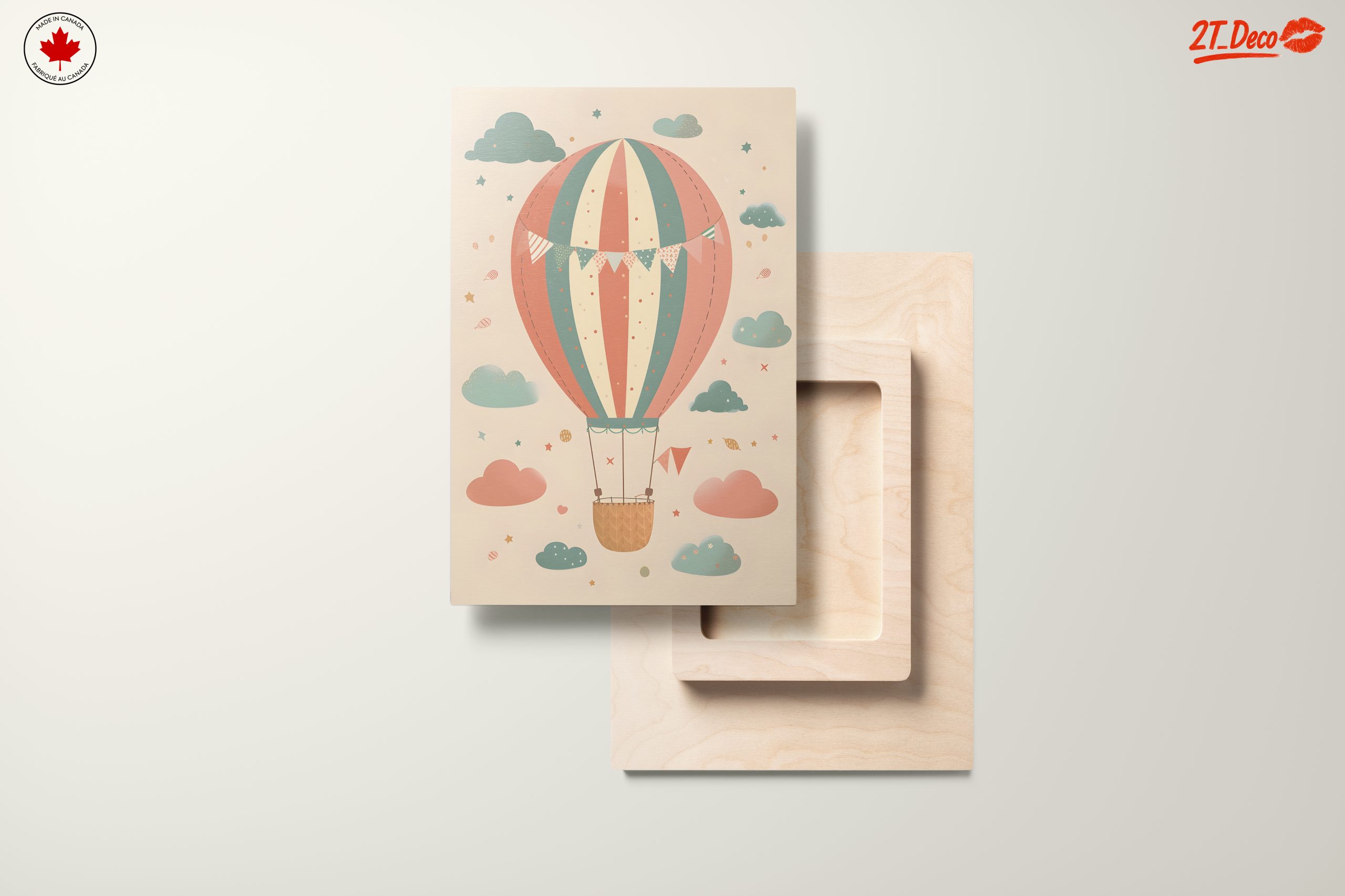 Whimsical Hot Air Balloon Art - Image 11