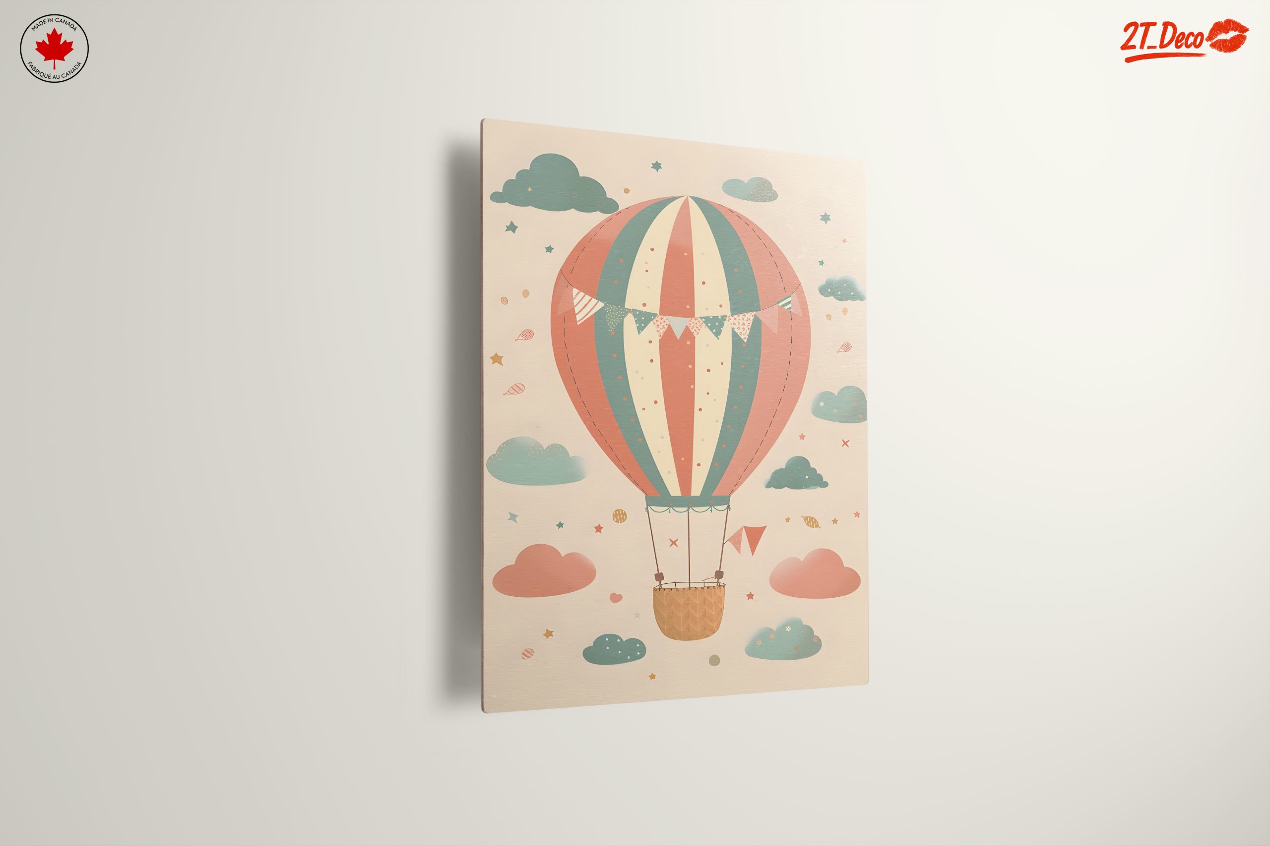 Whimsical Hot Air Balloon Art - Image 13