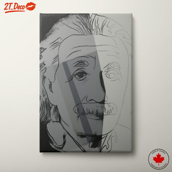 Stylized Portrait of a Renowned Scientist
