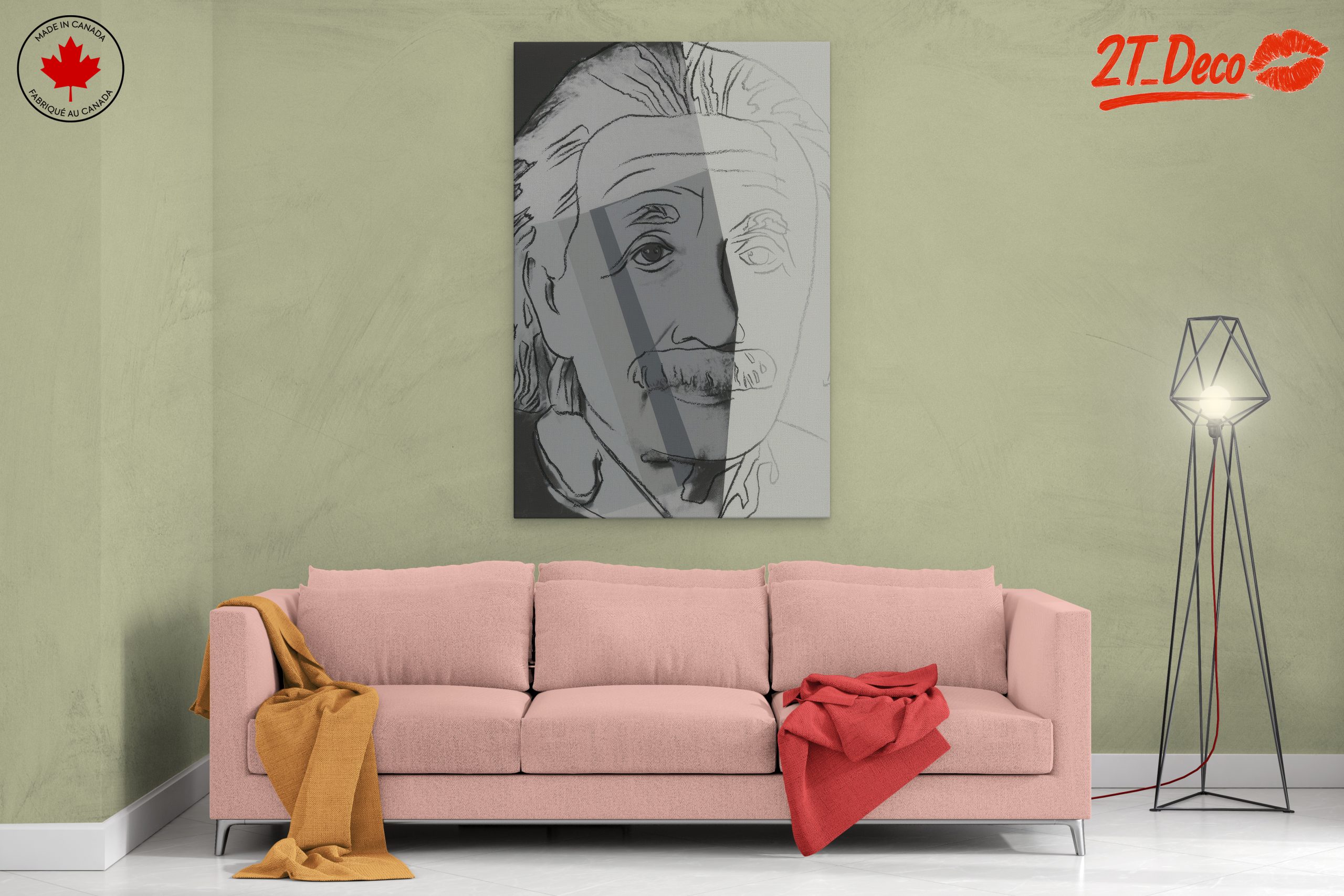 Stylized Portrait of a Renowned Scientist - Image 2