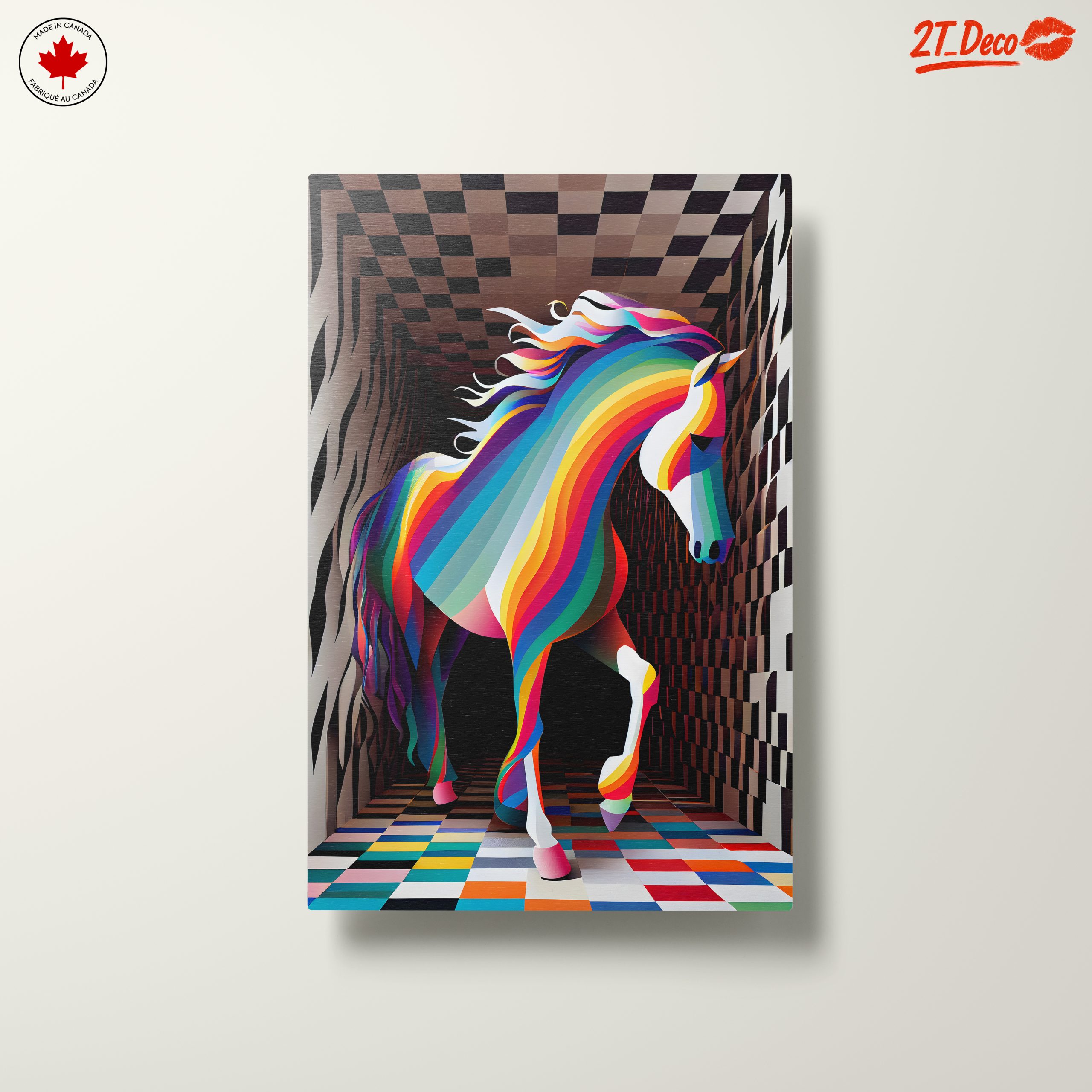 Vibrant Colorful Horse Artwork 2 - Image 10