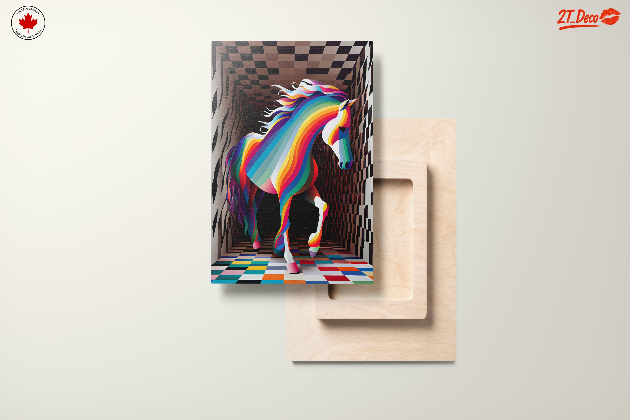Vibrant Colorful Horse Artwork 2 - Image 11