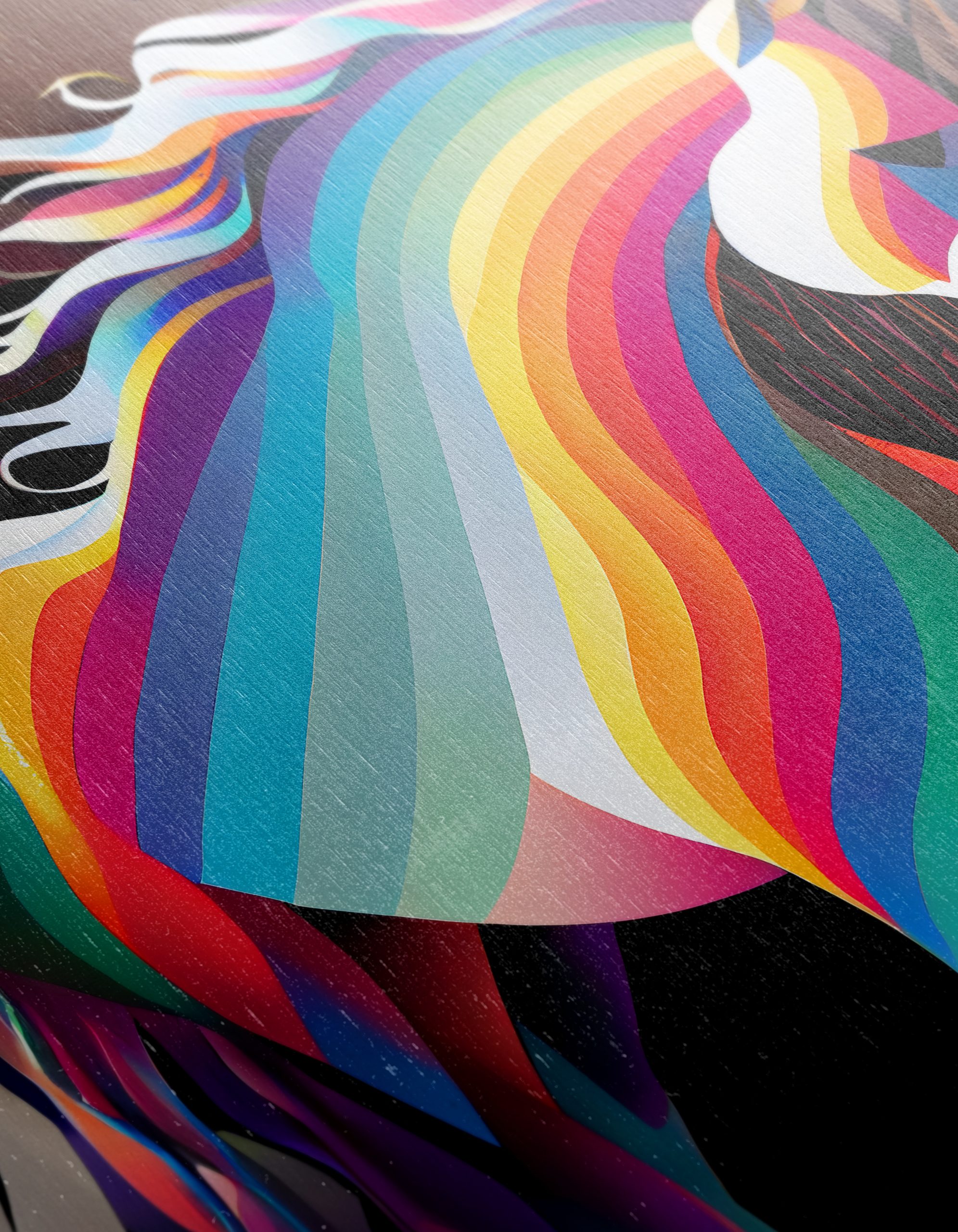 Vibrant Colorful Horse Artwork 2 - Image 12