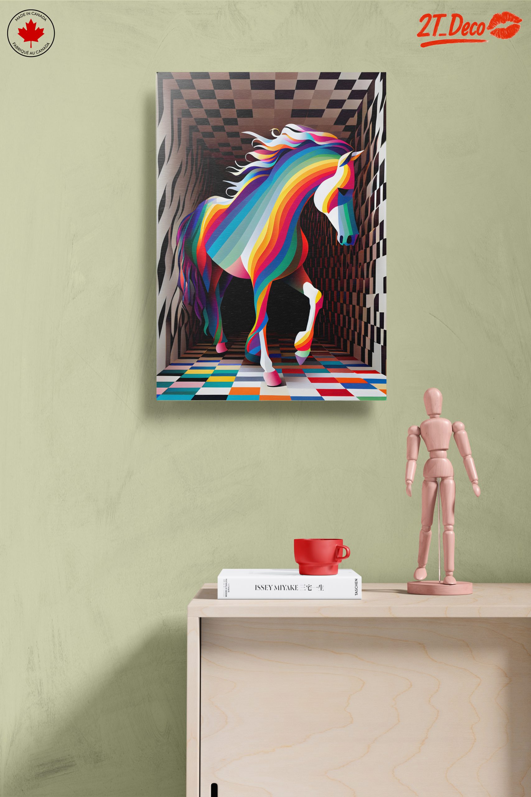 Vibrant Colorful Horse Artwork 2 - Image 14