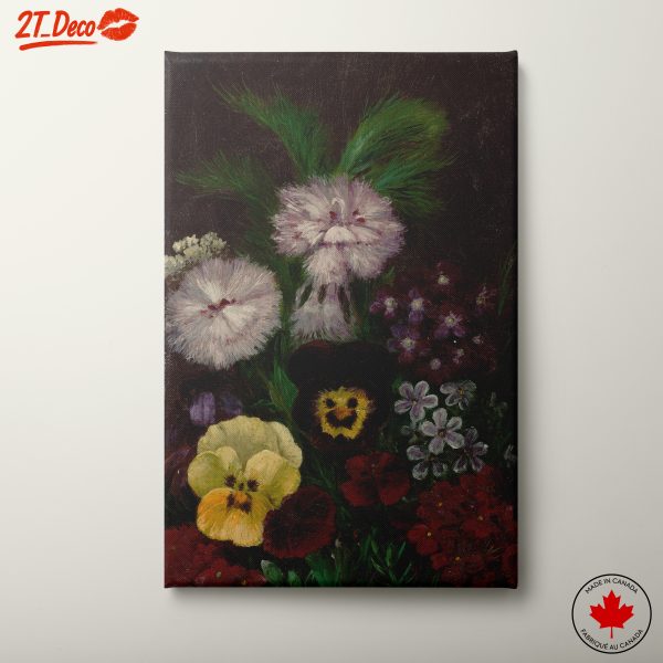 Beautiful Floral Arrangement with Pansies