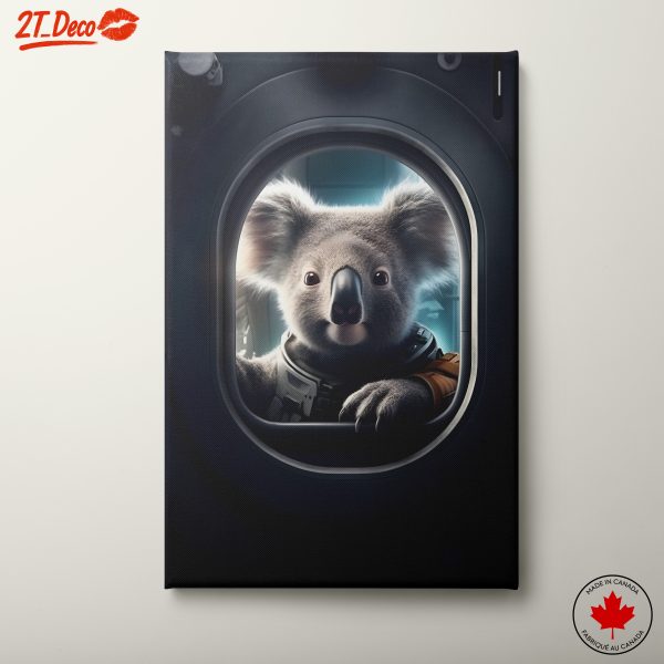 Adorable Koala in Space