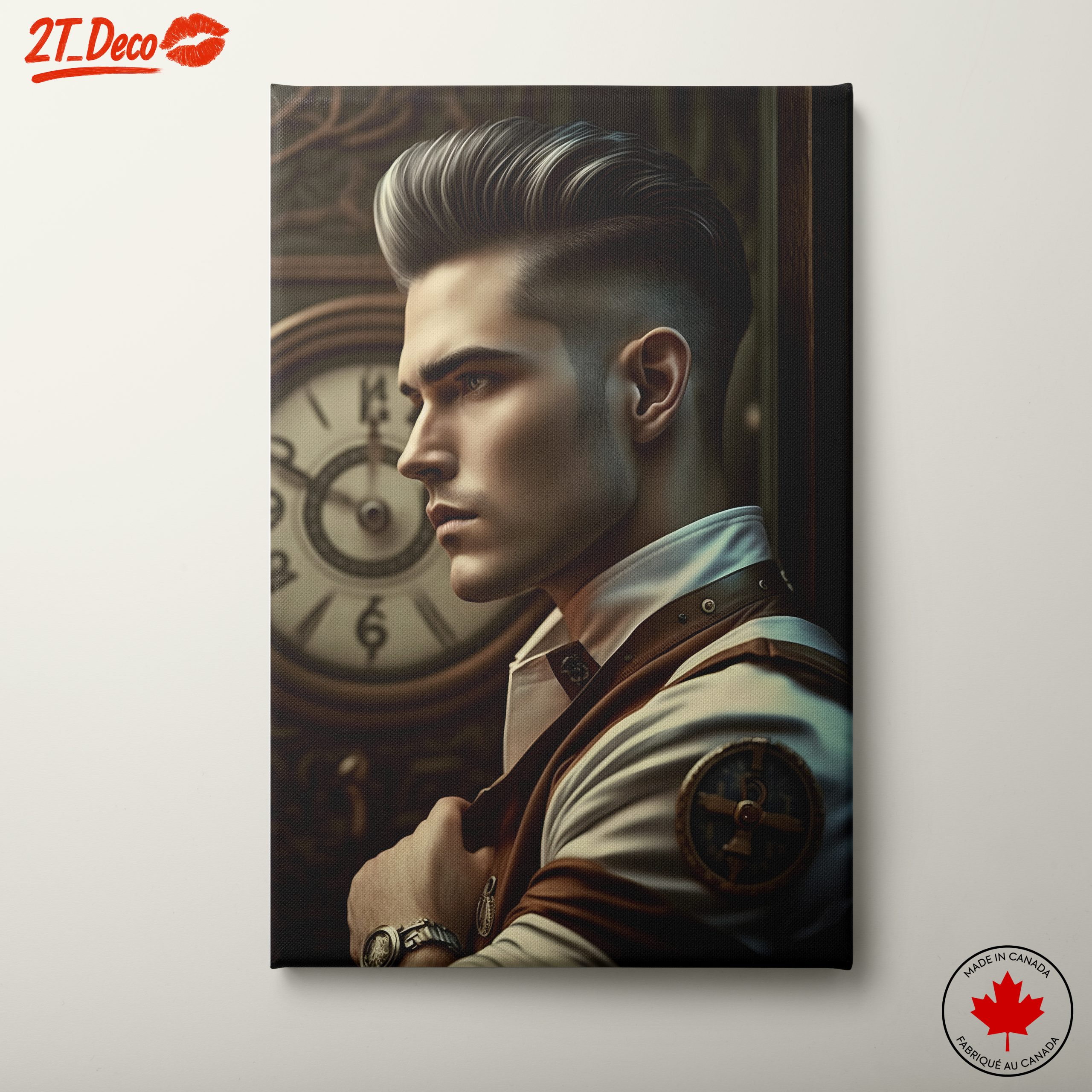 Stylized Contemporary Male Portrait