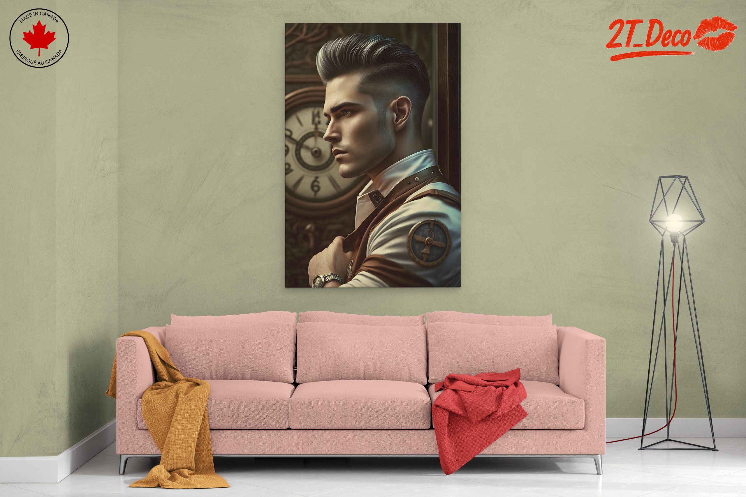 Stylized Contemporary Male Portrait - Image 2