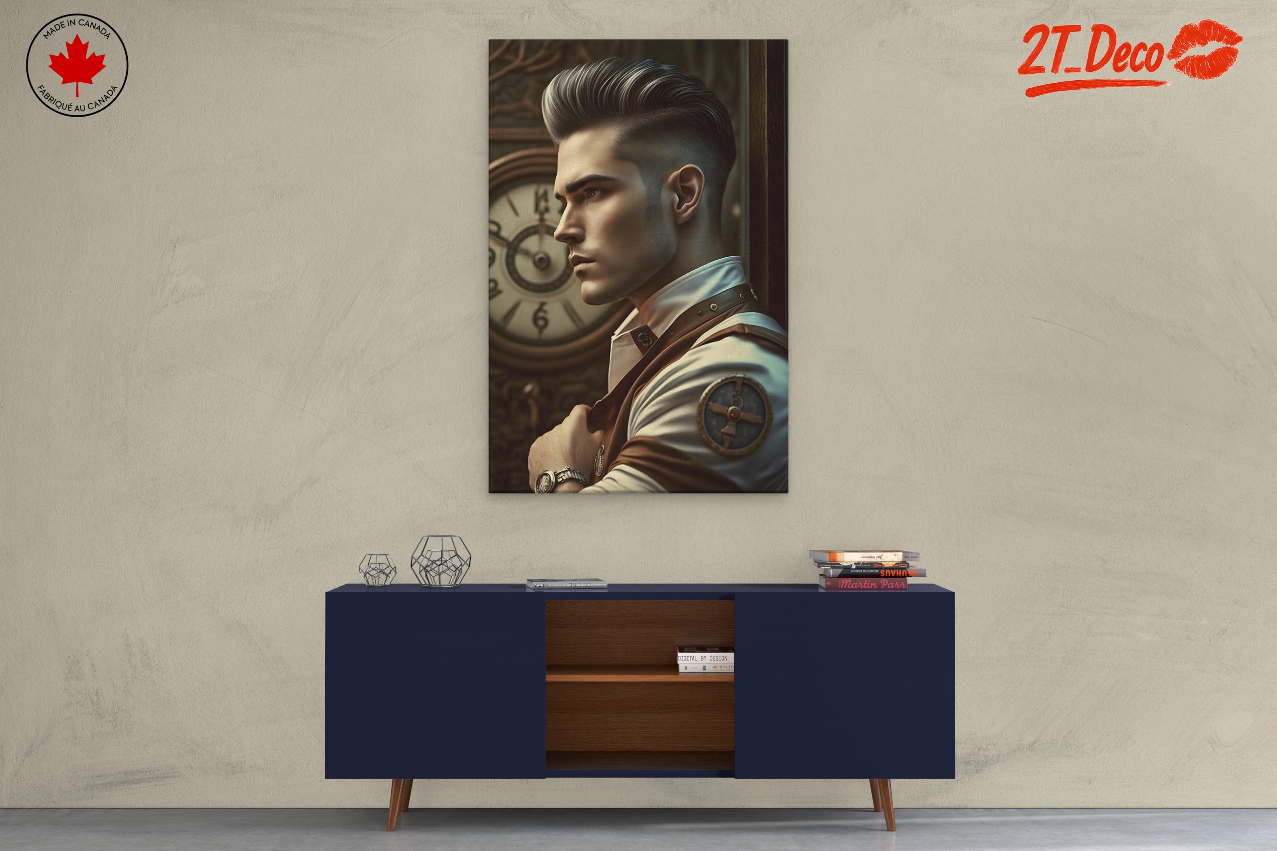 Stylized Contemporary Male Portrait - Image 3