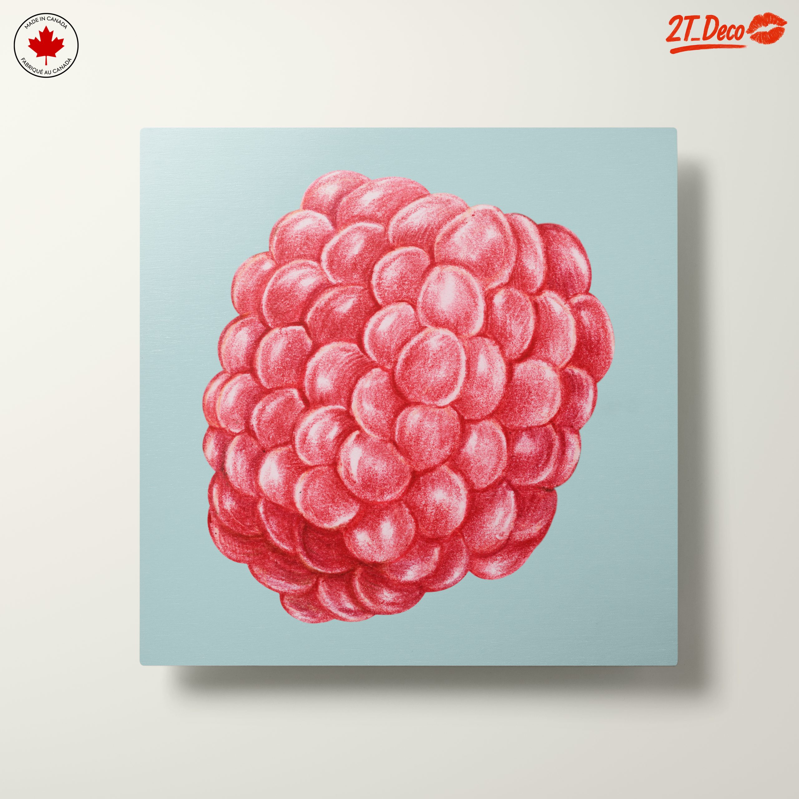 Vivid Abstract Raspberry Art - Image 10