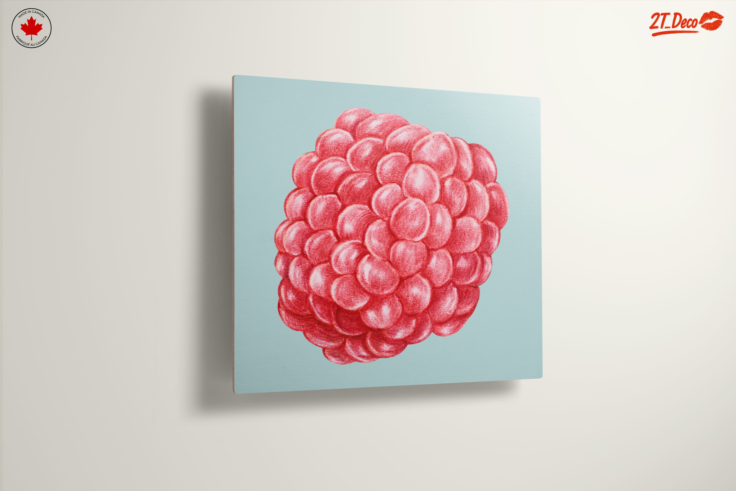 Vivid Abstract Raspberry Art - Image 13