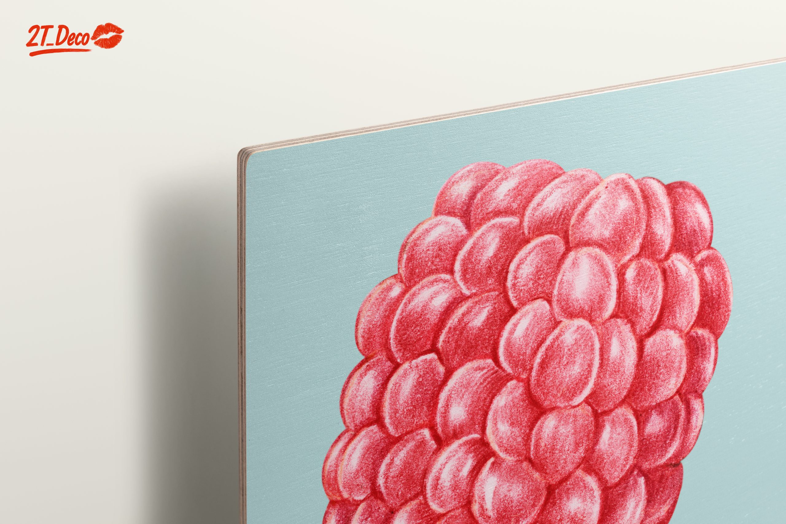 Vivid Abstract Raspberry Art - Image 15
