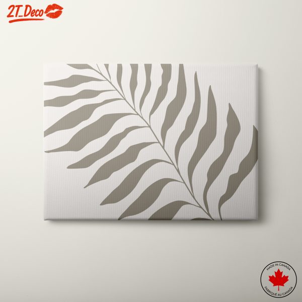Stylized Fern Leaf Art
