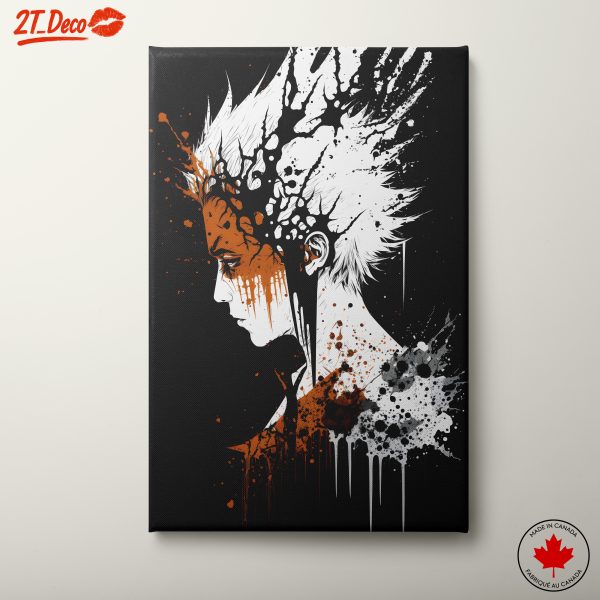 Bold Abstract Contemporary Portrait Art