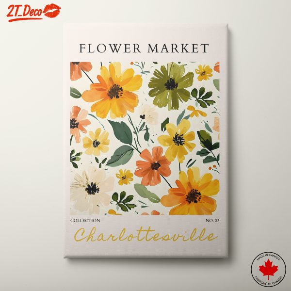 Vibrant Botanical Flower Illustration 2