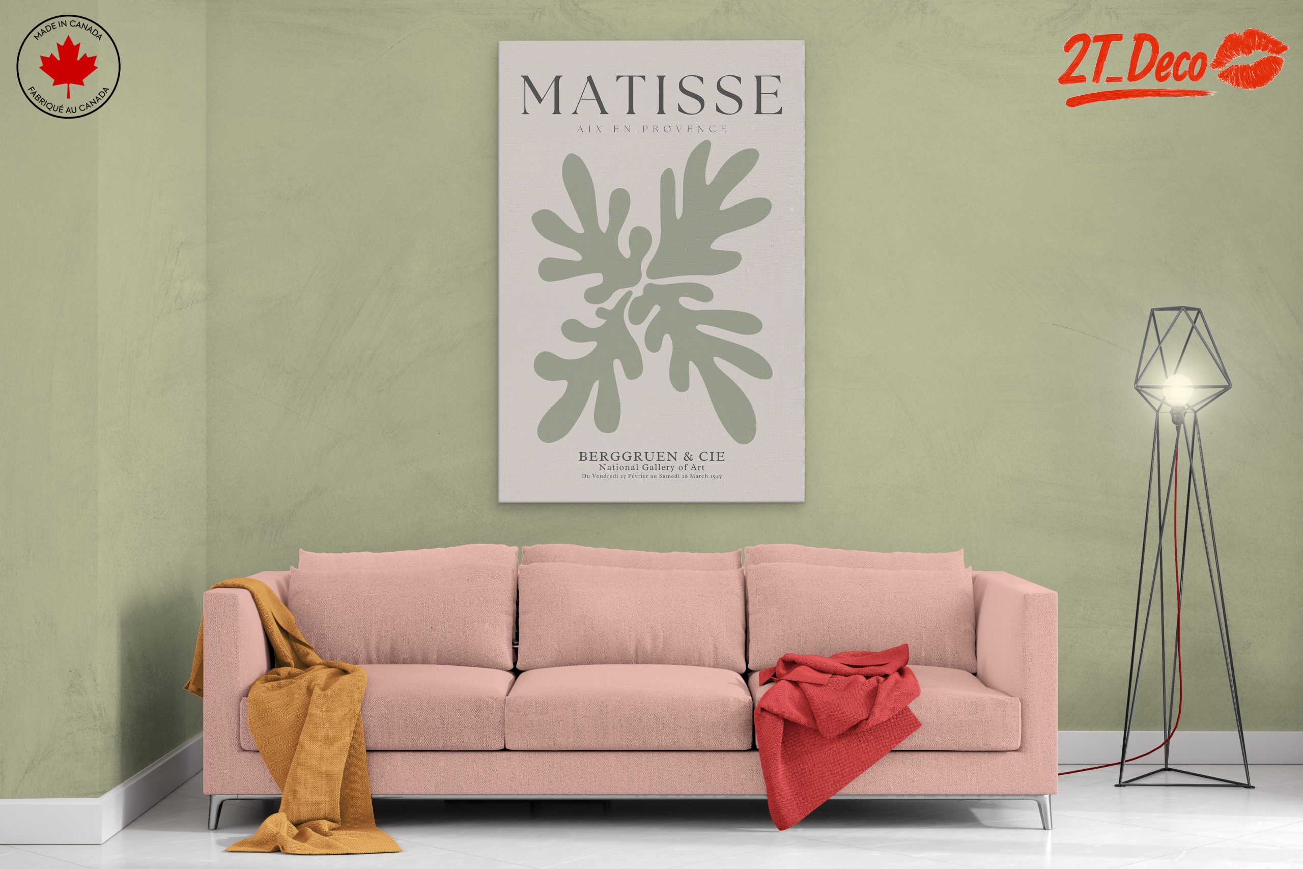 Abstract Botanical Art by Matisse - Image 2