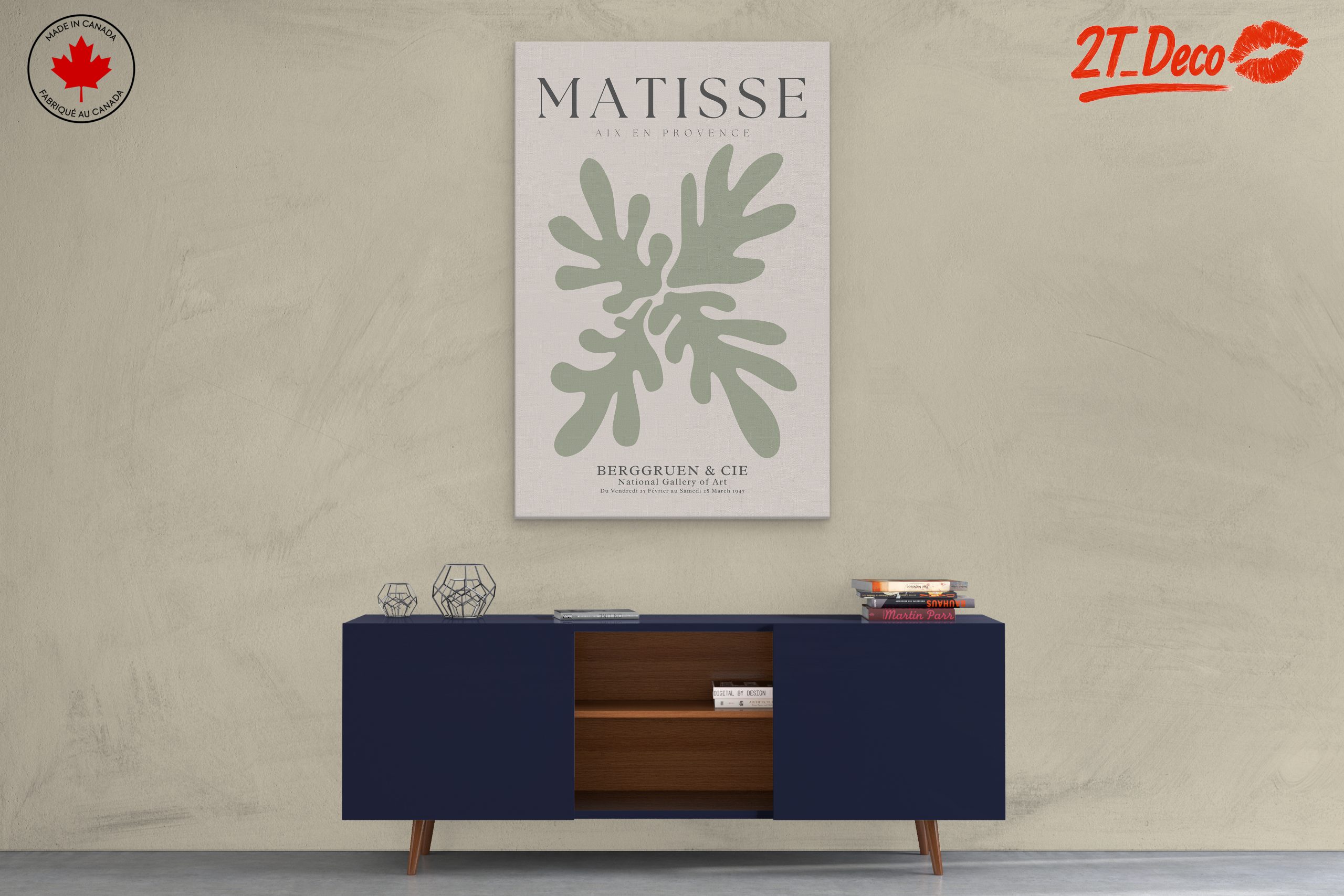 Abstract Botanical Art by Matisse - Image 3