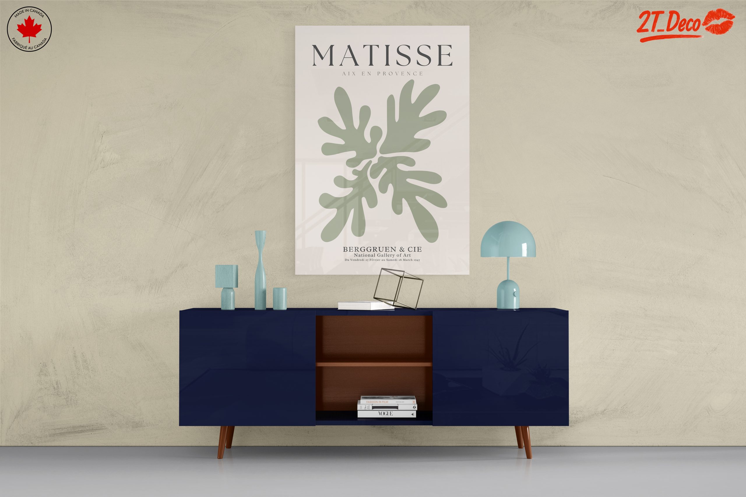 Abstract Botanical Art by Matisse - Image 8