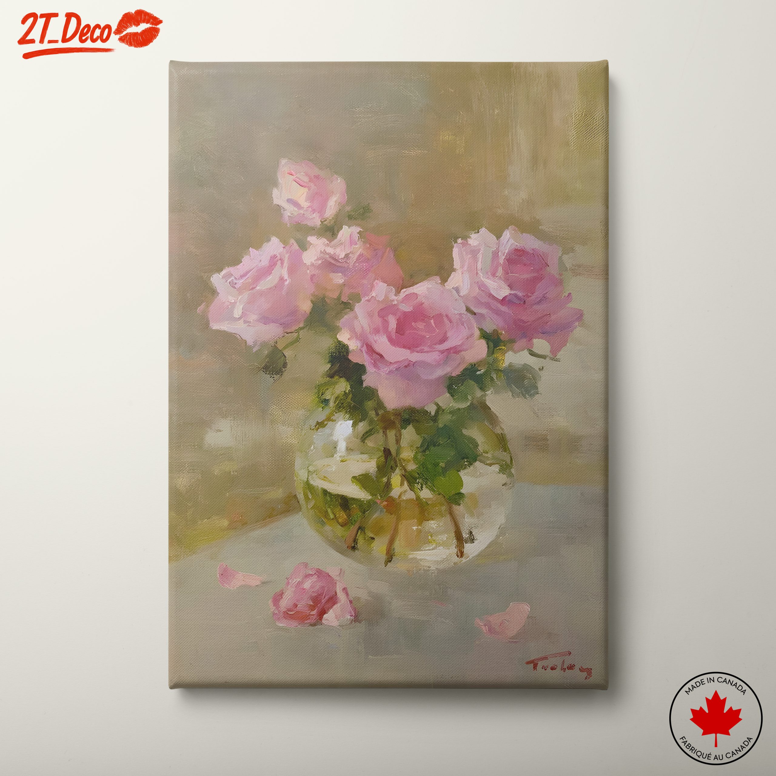 Pink Rose Floral Arrangement