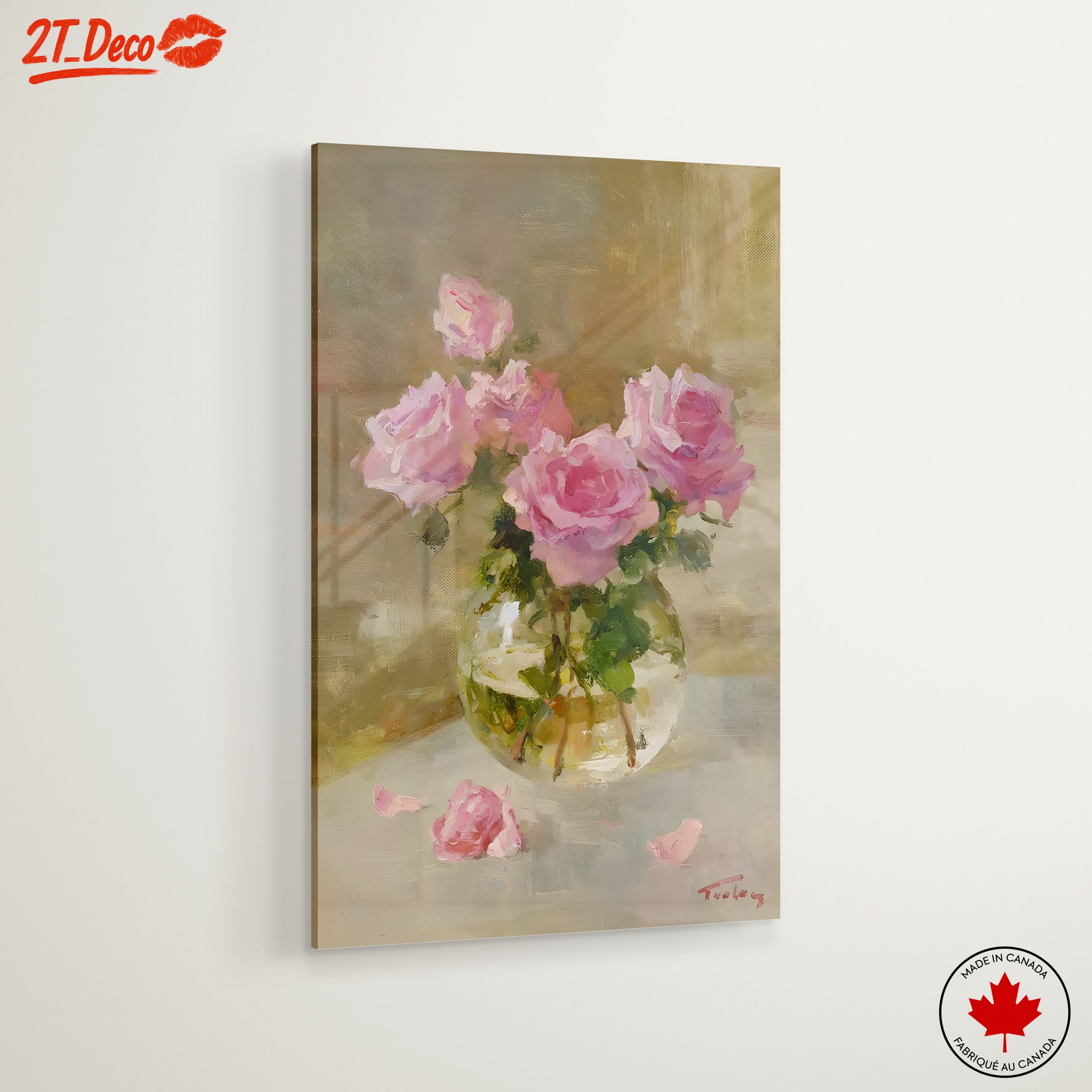 Pink Rose Floral Arrangement - Image 6