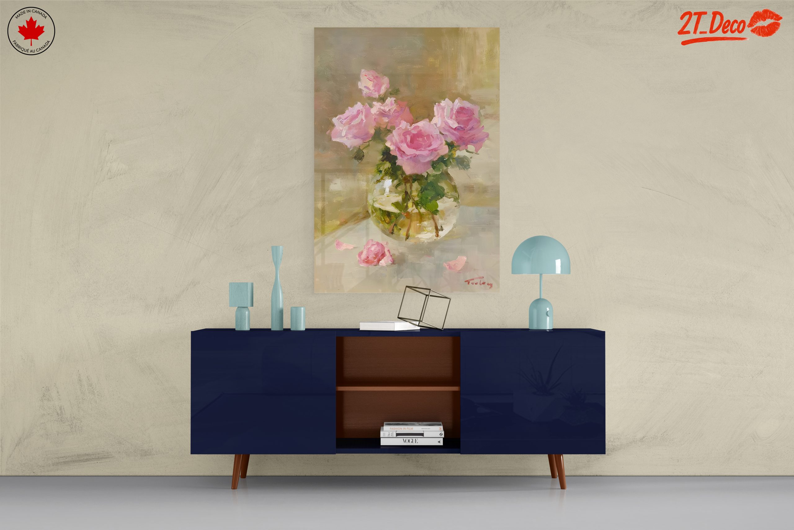 Pink Rose Floral Arrangement - Image 8