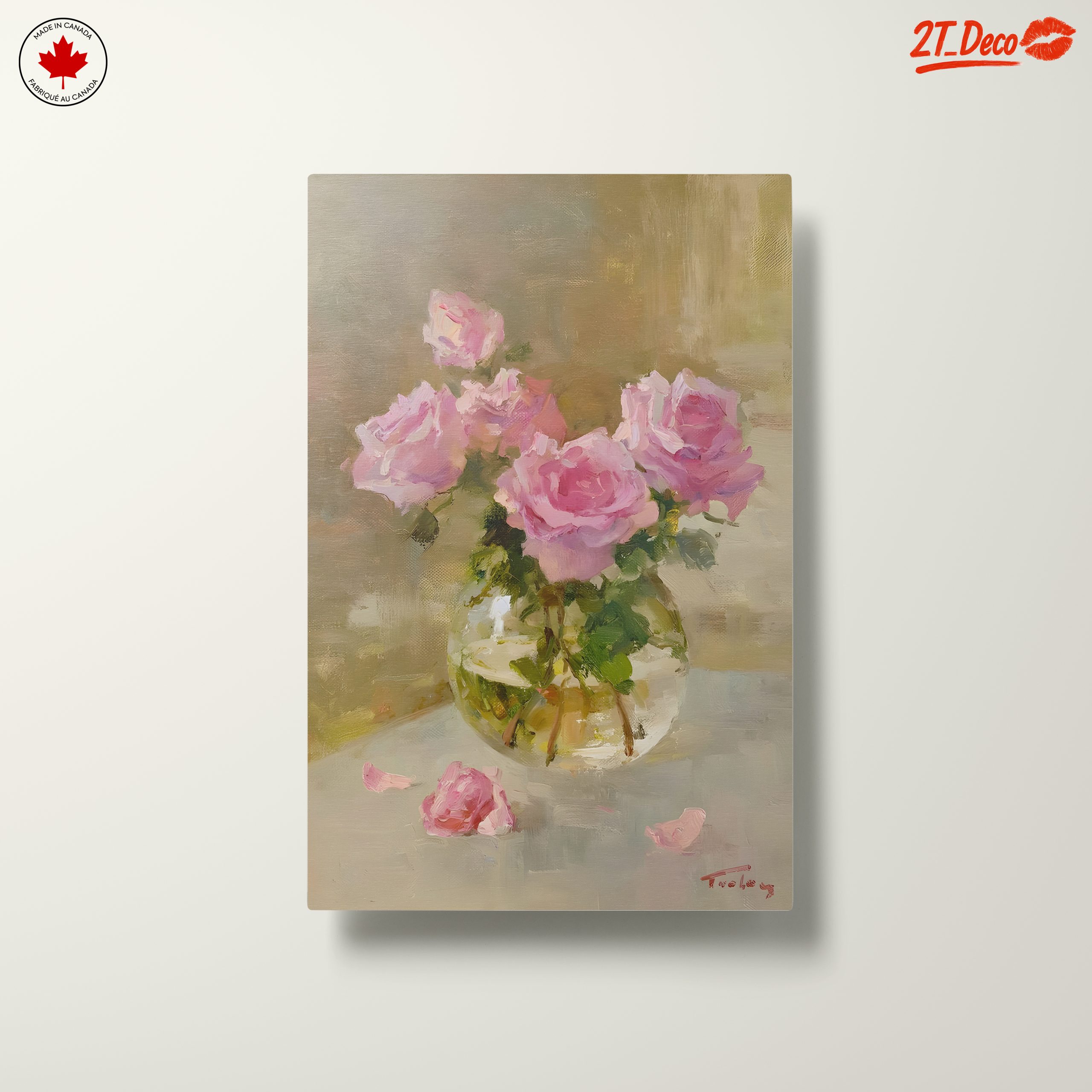 Pink Rose Floral Arrangement - Image 10