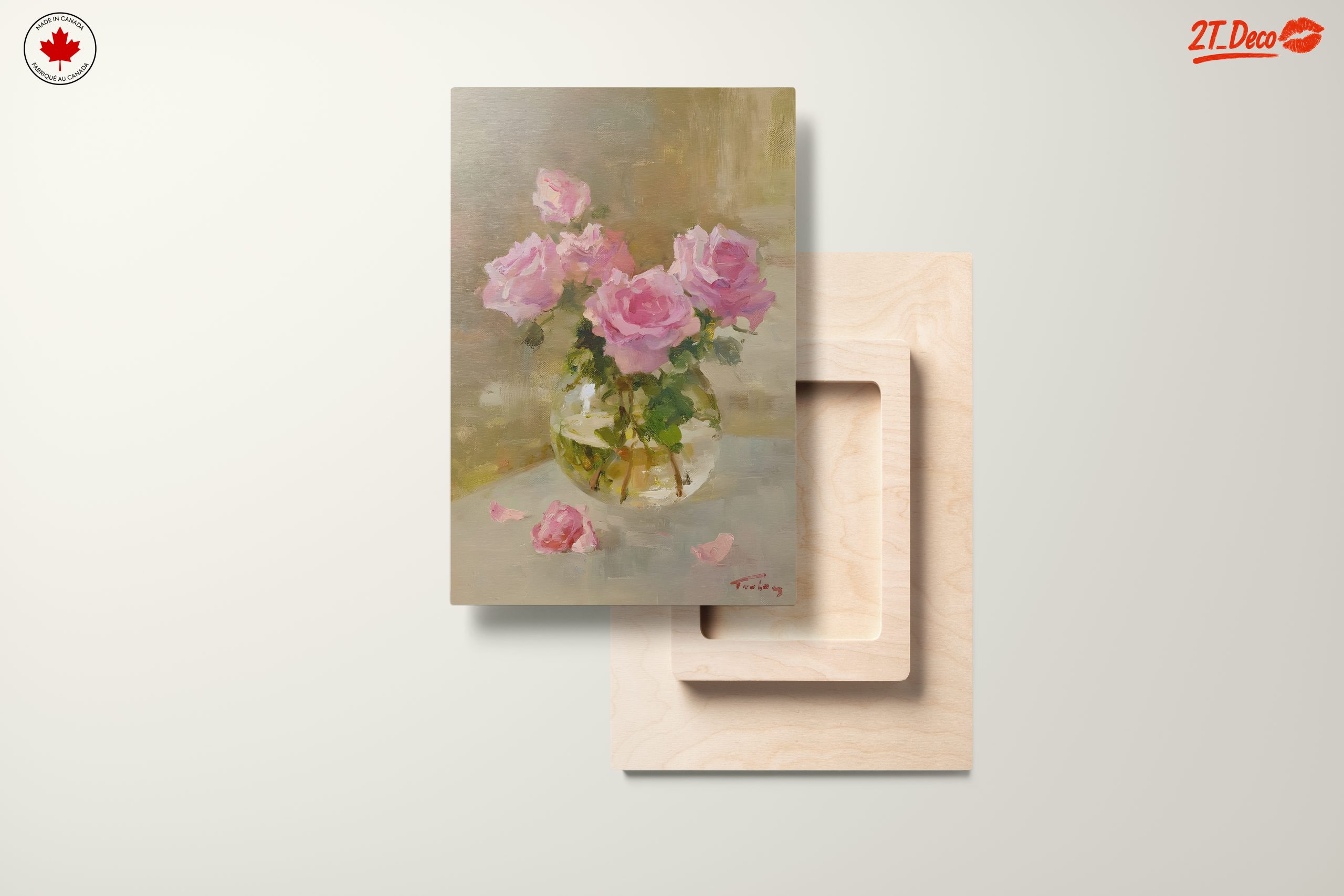 Pink Rose Floral Arrangement - Image 11