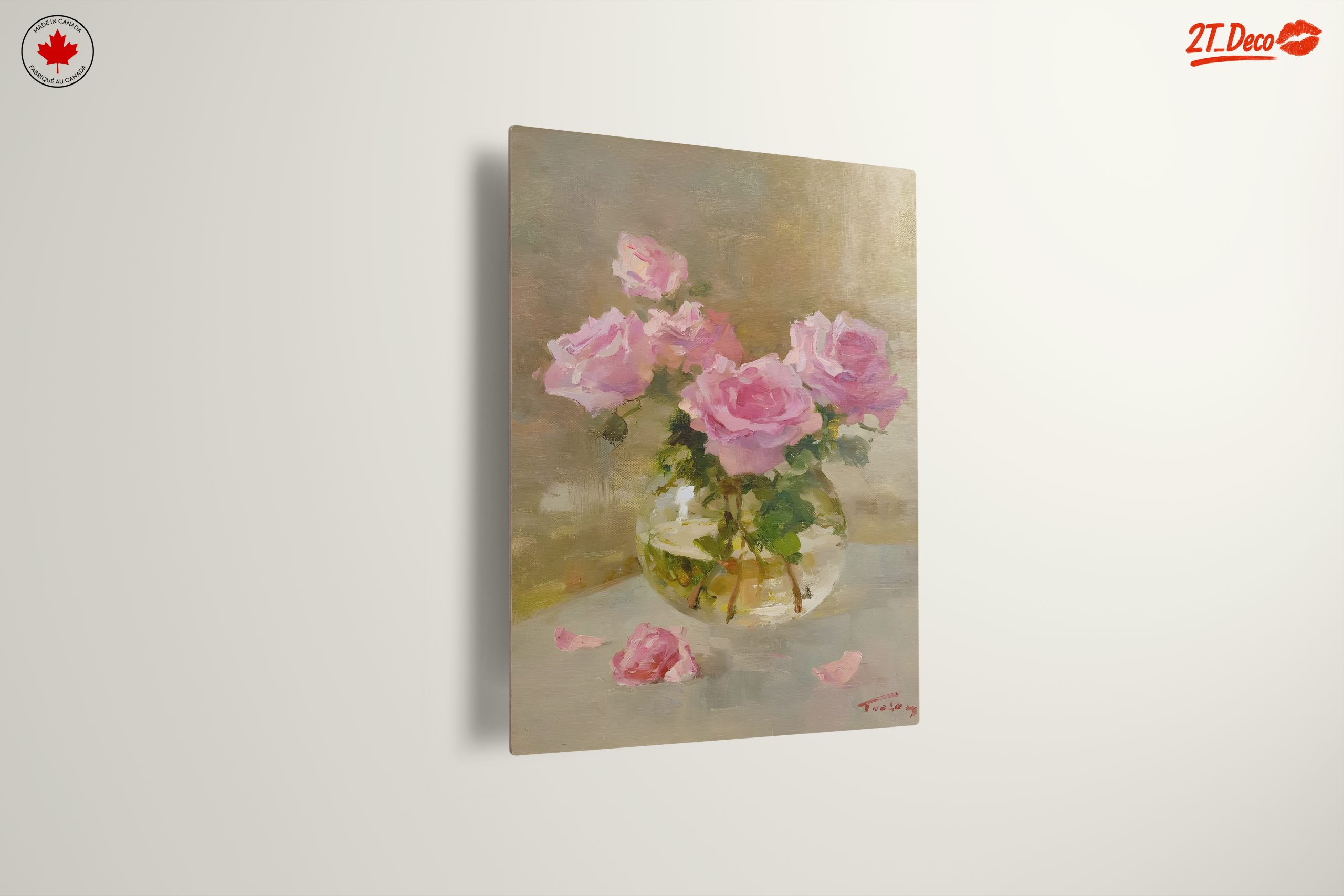 Pink Rose Floral Arrangement - Image 13