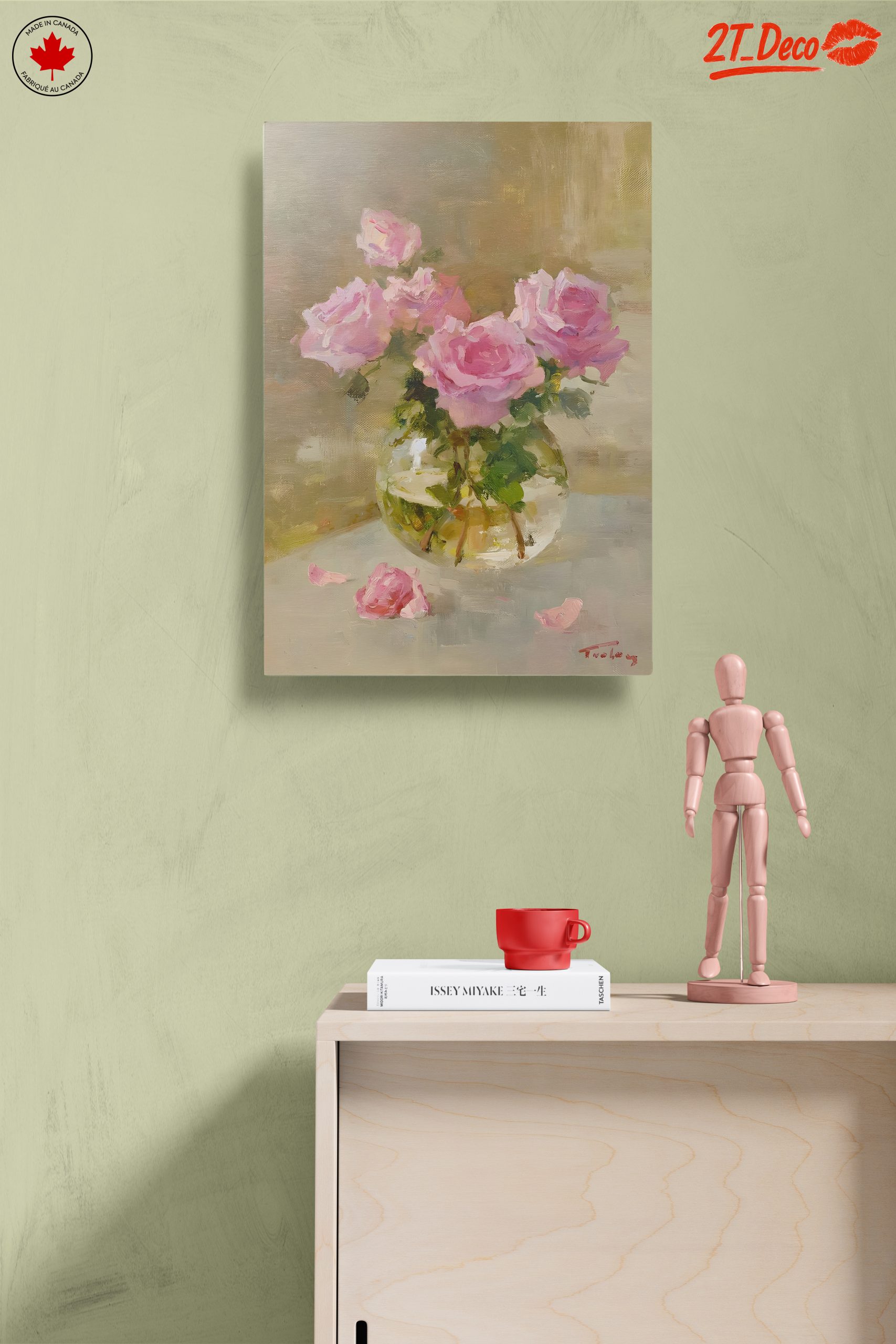 Pink Rose Floral Arrangement - Image 14