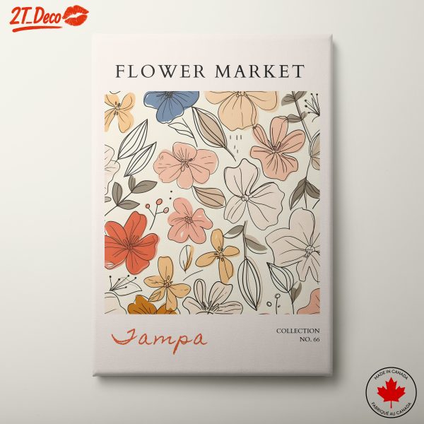 Flower Market Art Print