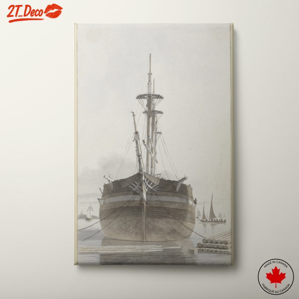 Historic Ship Watercolor Maritime Art