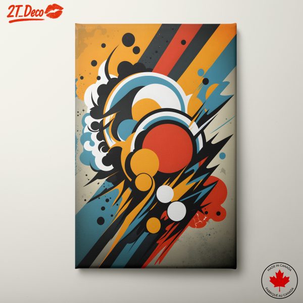 Energetic Dynamic Abstract Artwork