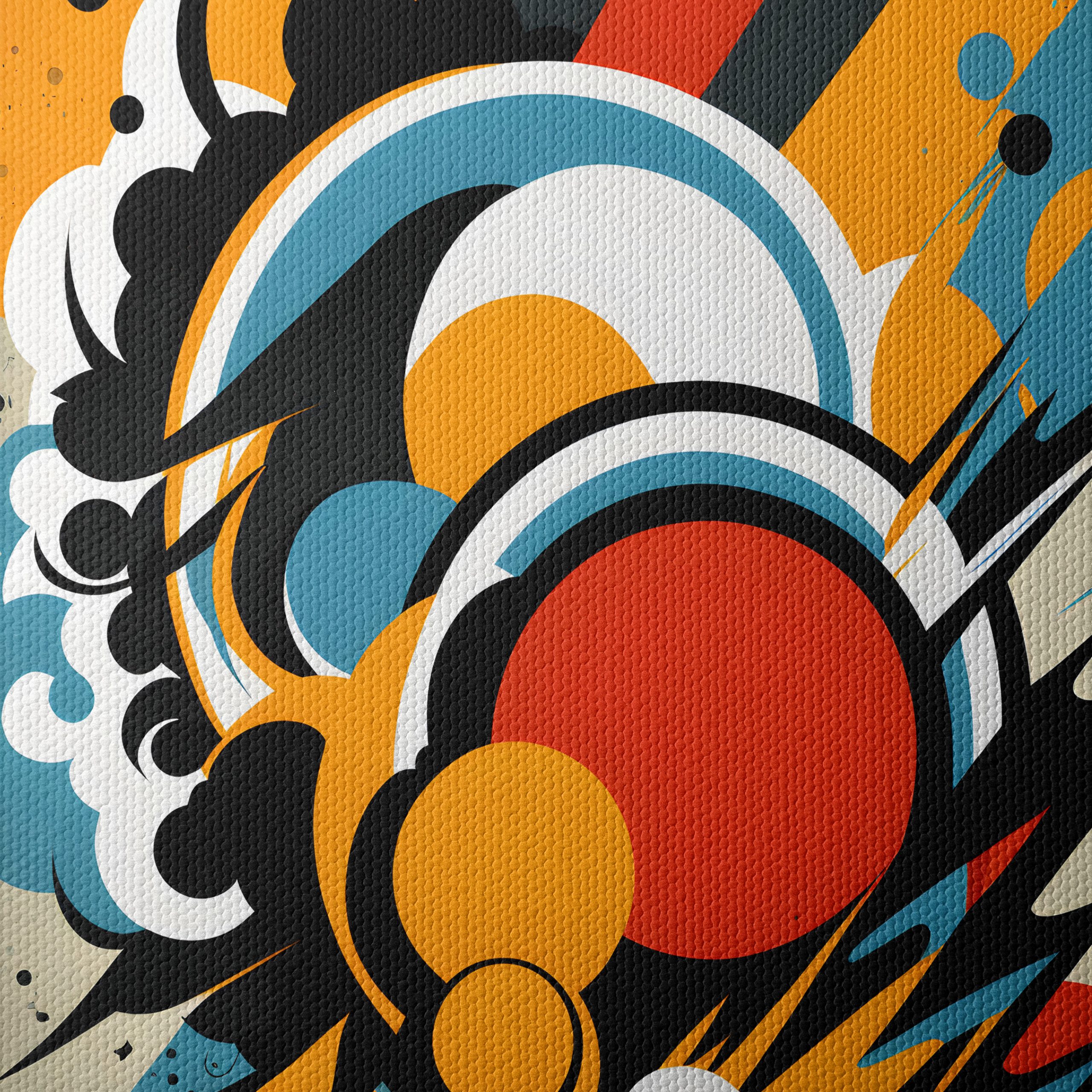 Energetic Dynamic Abstract Artwork - Image 4