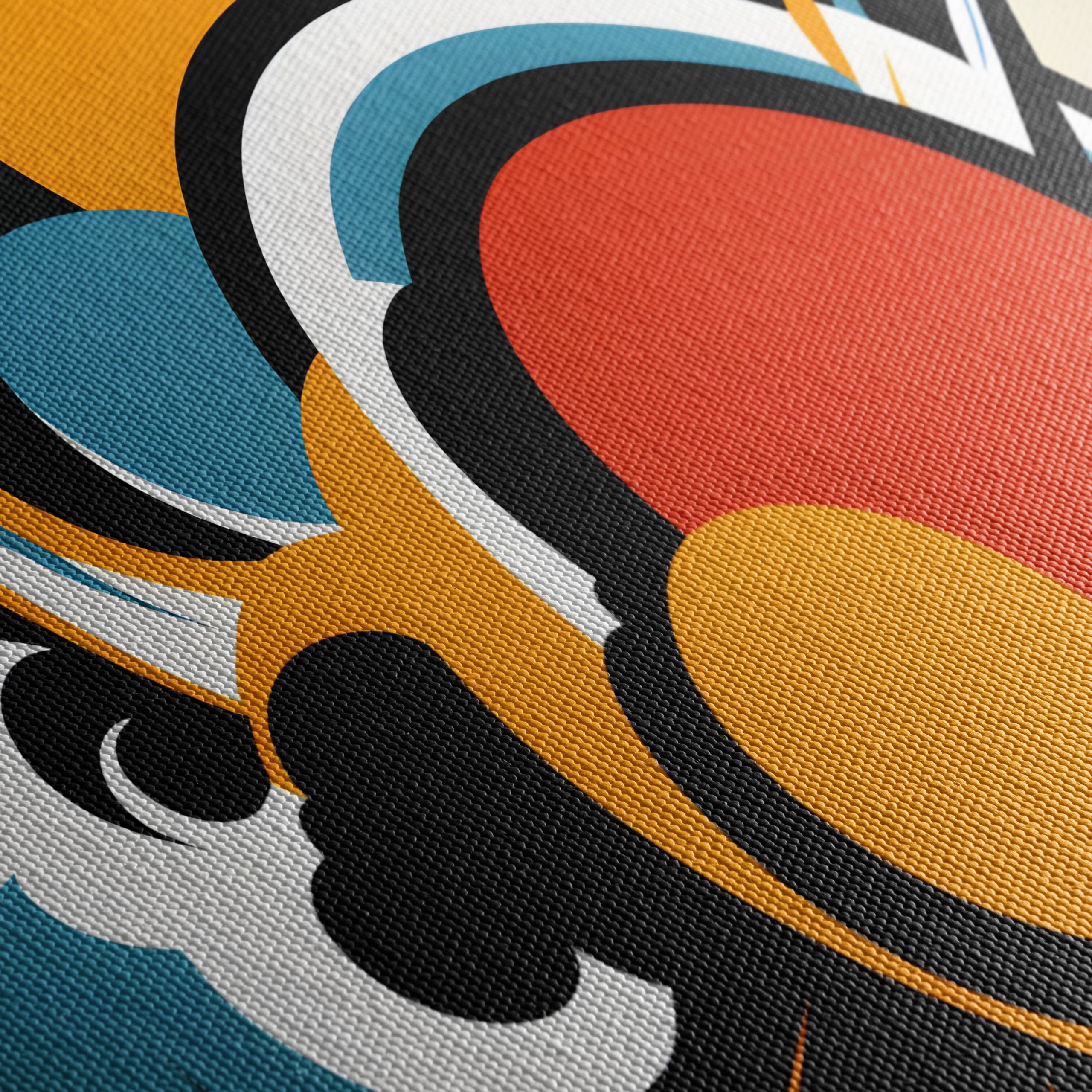 Energetic Dynamic Abstract Artwork - Image 5