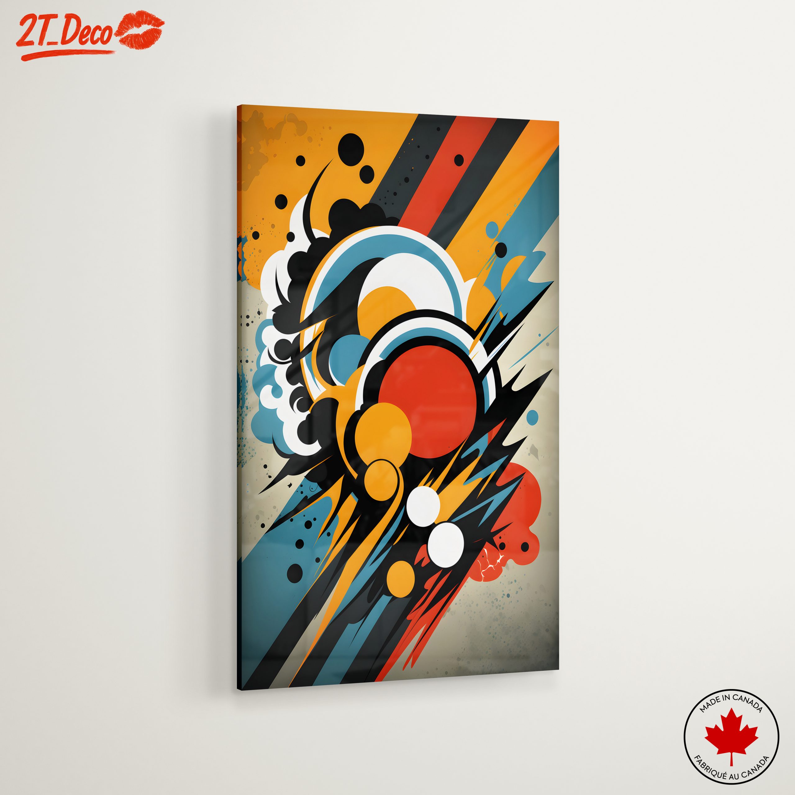 Energetic Dynamic Abstract Artwork - Image 6