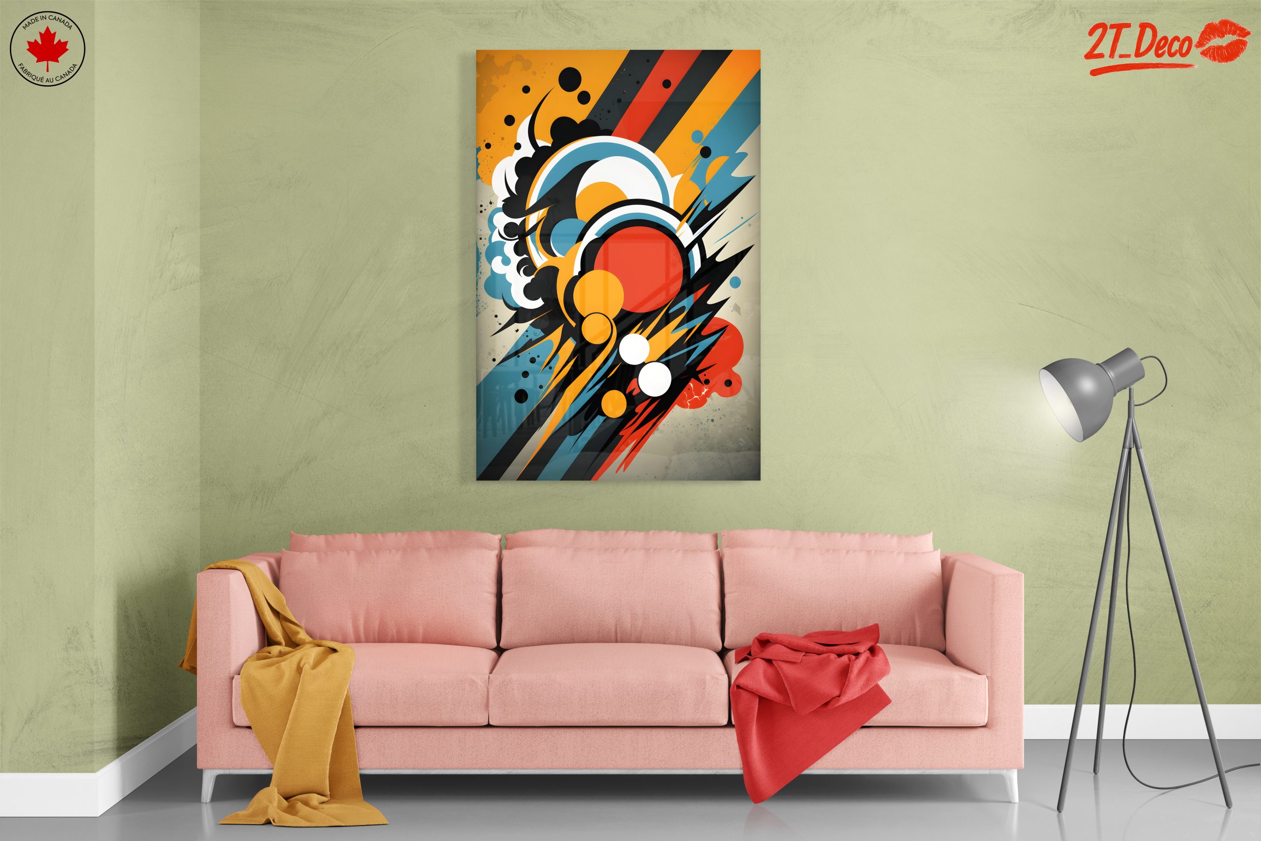 Energetic Dynamic Abstract Artwork - Image 7