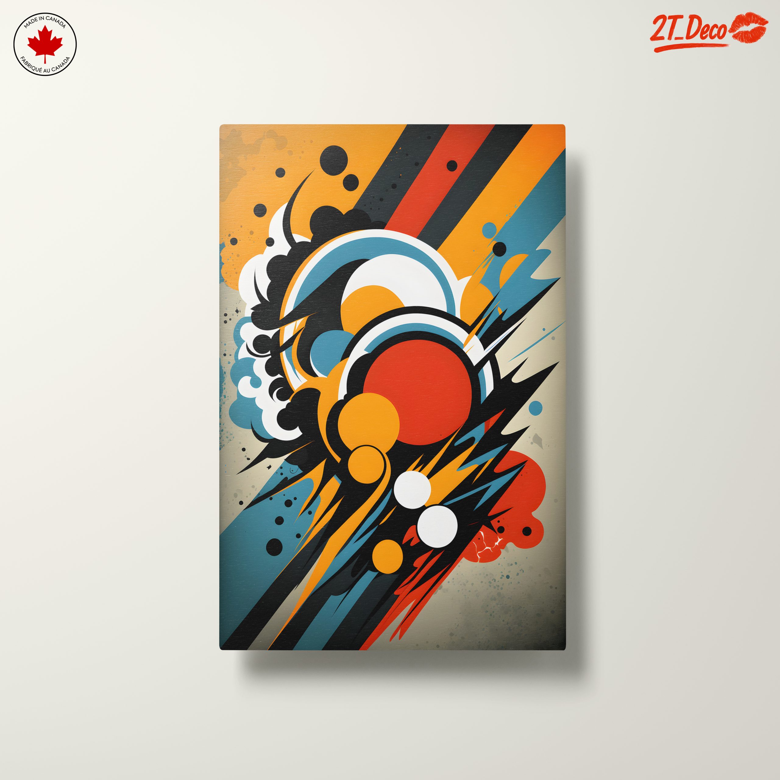 Energetic Dynamic Abstract Artwork - Image 10