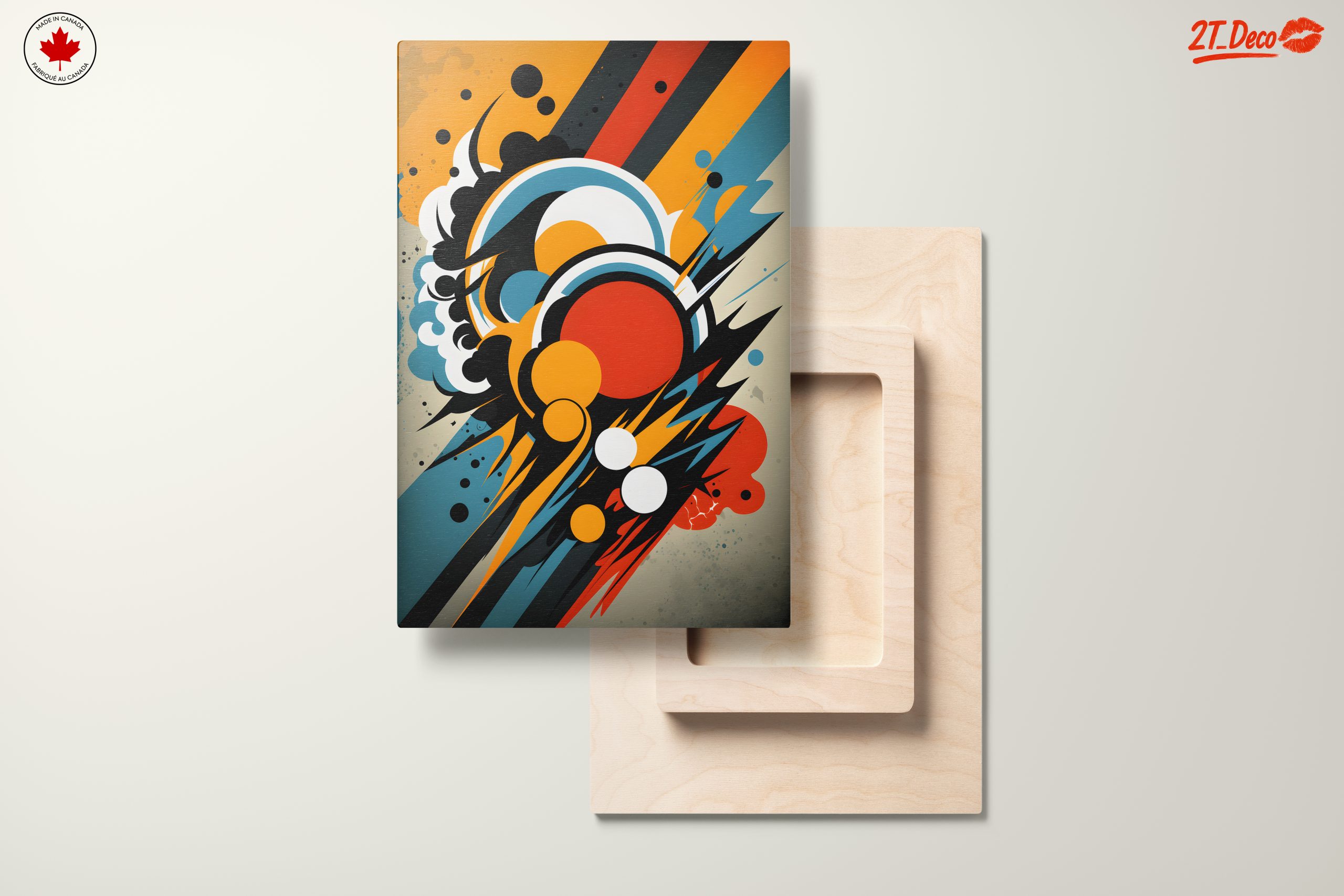 Energetic Dynamic Abstract Artwork - Image 11